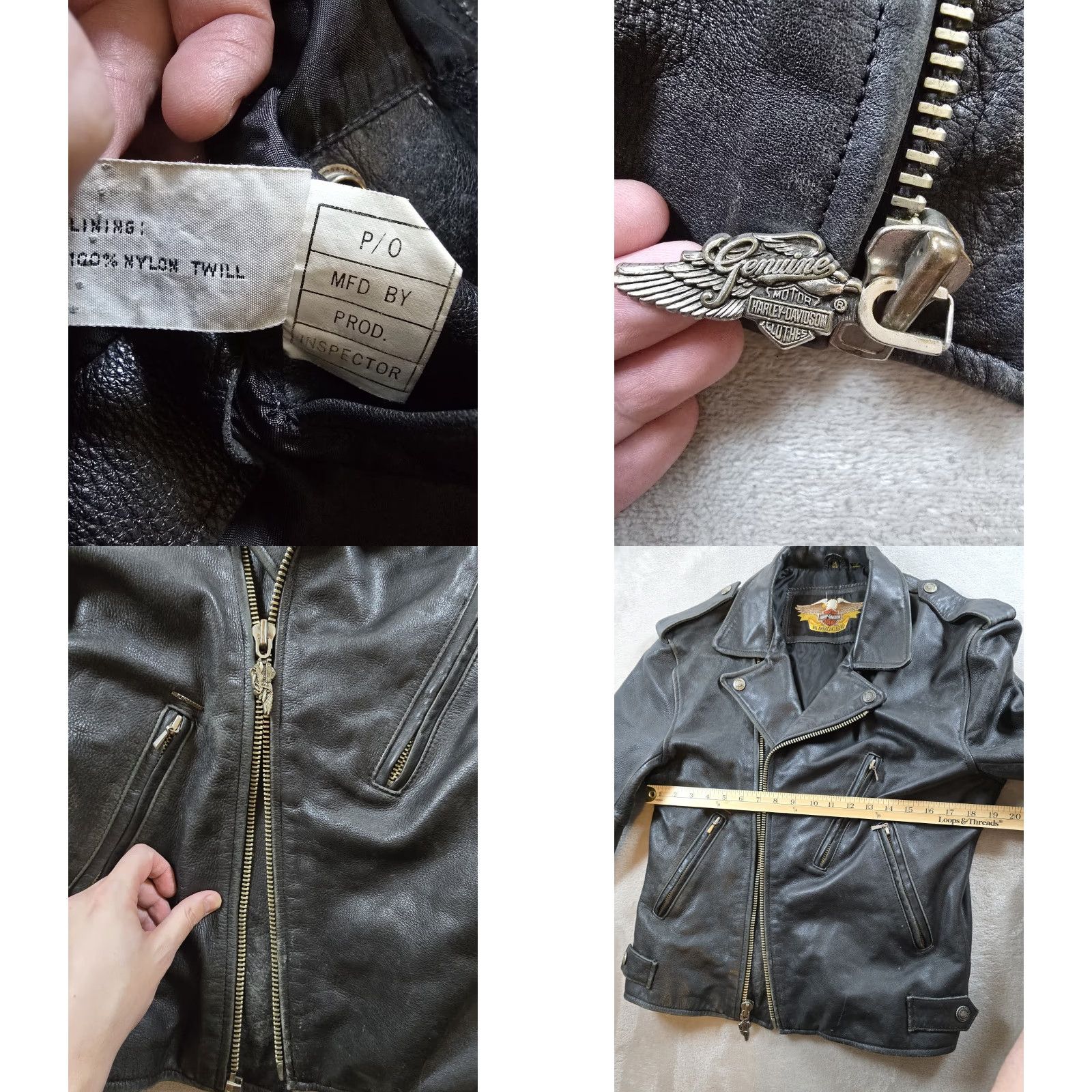 Harley Davidson **Vintage Harley-Davidson Embossed Leather Jacket Mens M Black** User: **Vintage Harley-Davidson Embossed Leather Jacket M Black** Size US M / EU 48-50 / 2 - 10 Thumbnail