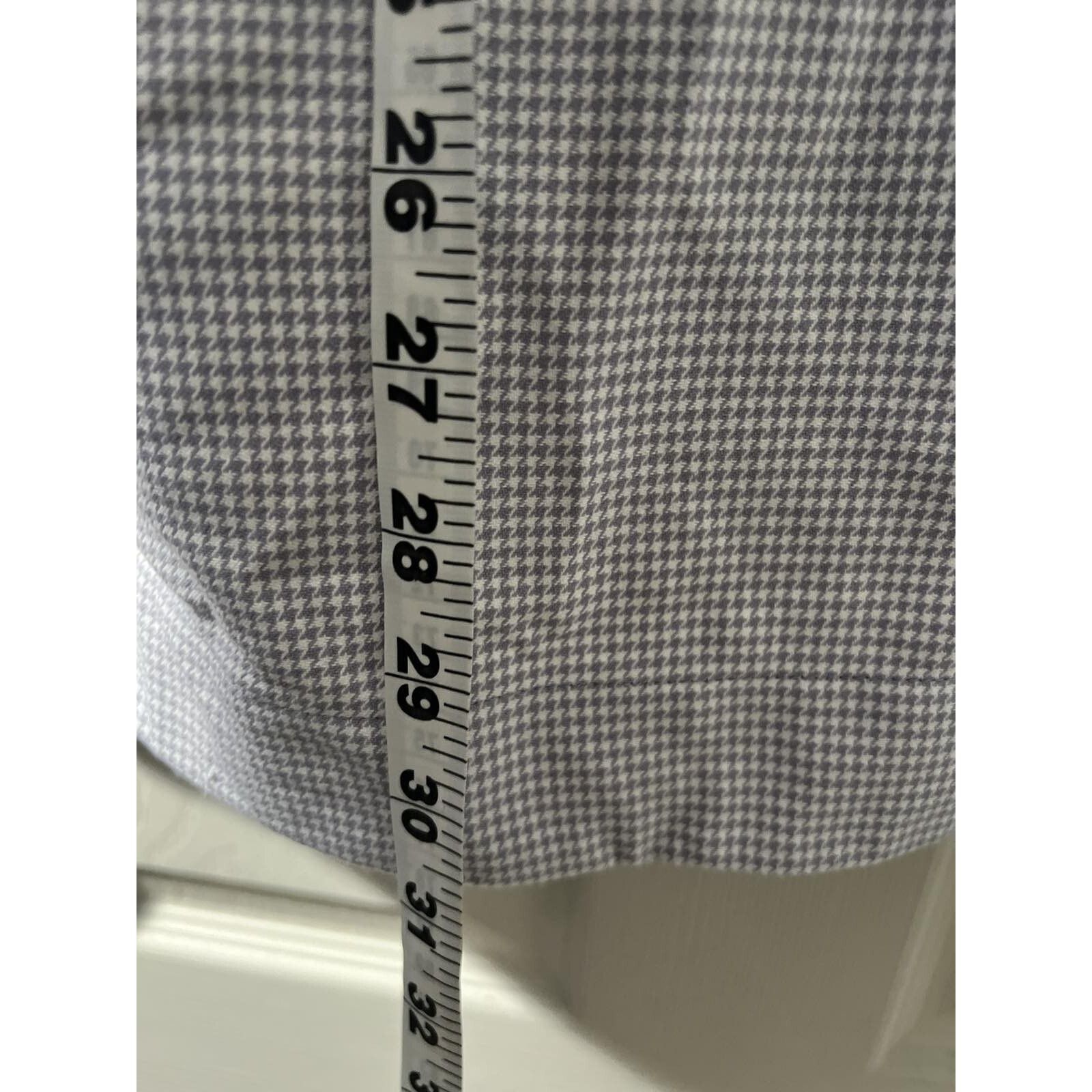 Lululemon Lululemon Men Houndstooth White Gray Size M A001599 Size US M / EU 48-50 / 2 - 10 Thumbnail