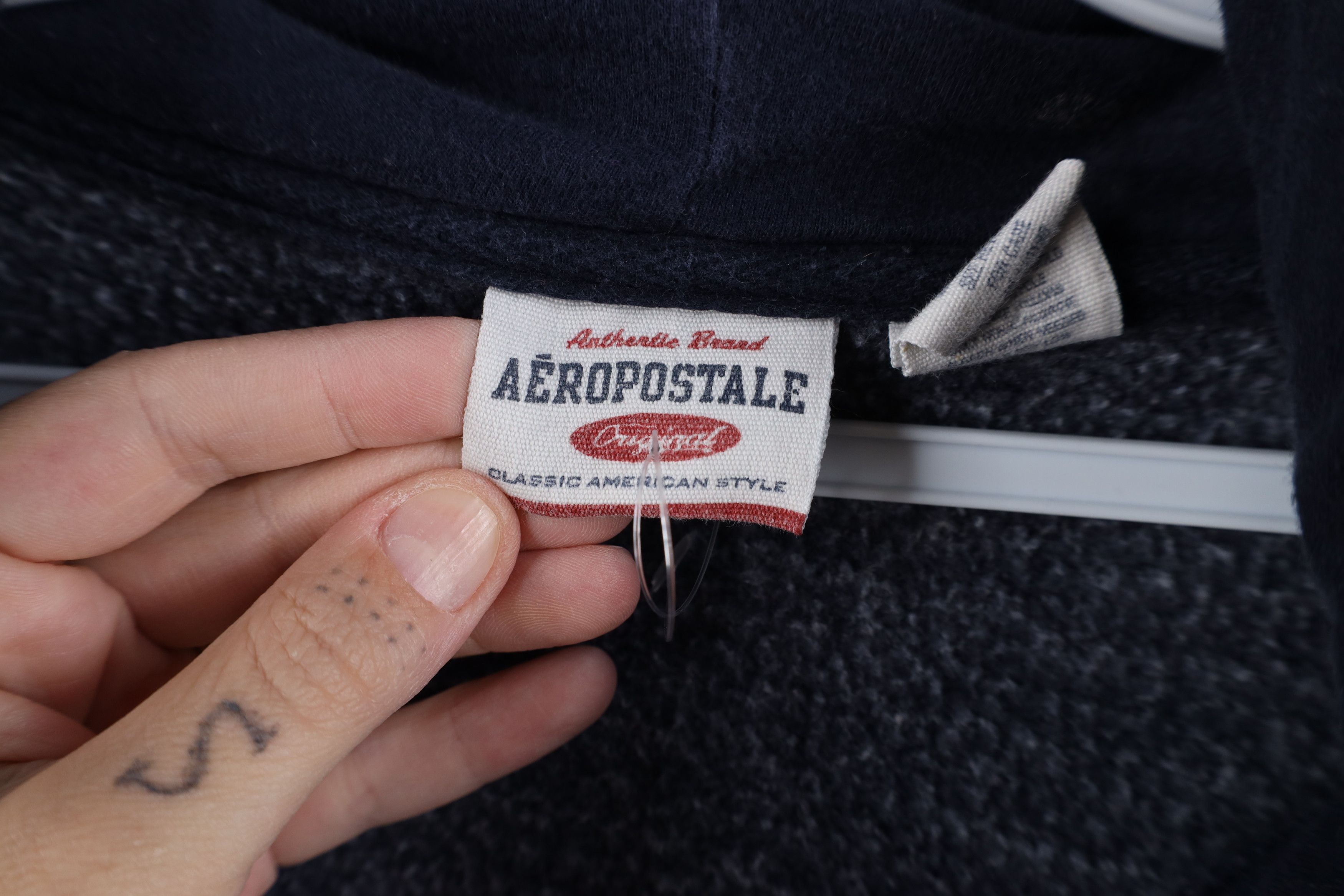 Aeropostale Vintage Y2K Aeropostale Unit Skiing Snowboard Hoodie Blue Size US XL / EU 56 / 4 - 5 Thumbnail