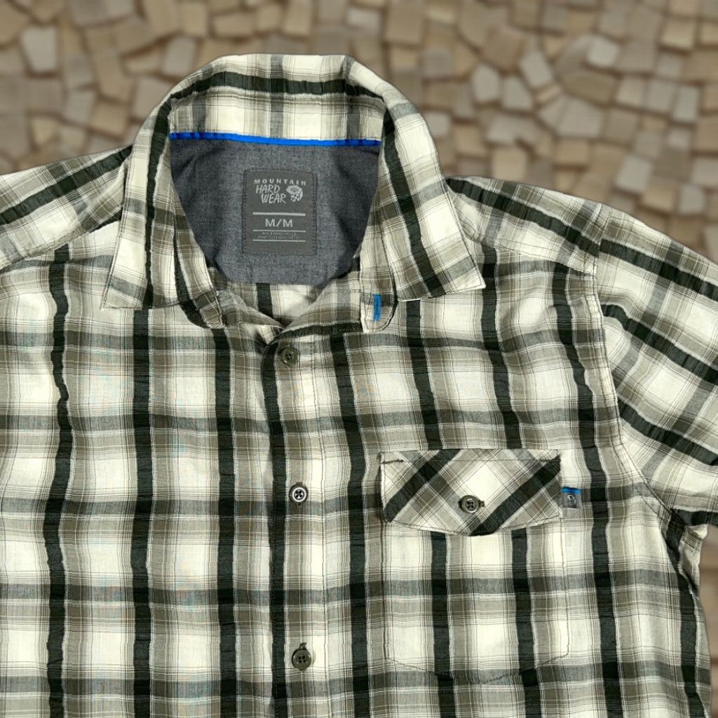 Mountain Hardwear VINTAGE Mountain Hardwear Shirt Adult MEDIUM Brown Gray Plaid Outdoor Hiking Size US M / EU 48-50 / 2 - 1 Thumbnail