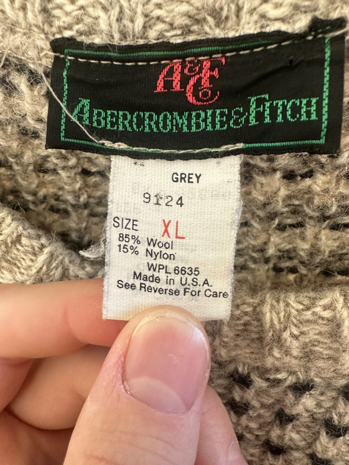 Abercrombie & Fitch 1980s VINTAGE ABERCROMBIE&FITCH SWEATER Size US XL / EU 56 / 4 - 4 Thumbnail