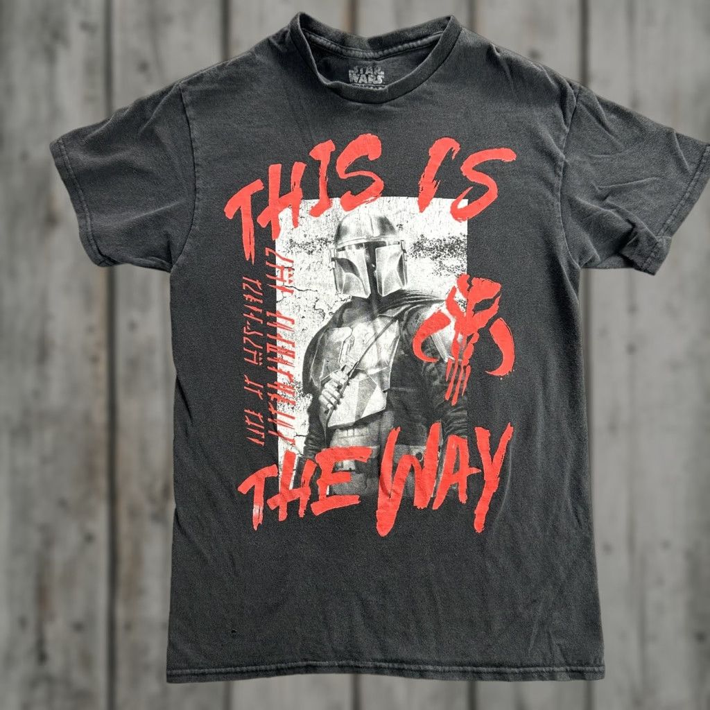 Mad Engine Star Wars Mandalorian Shirt Mens Large This Is The Way Tee Mandalorian Size US M / EU 48-50 / 2 - 1 Thumbnail