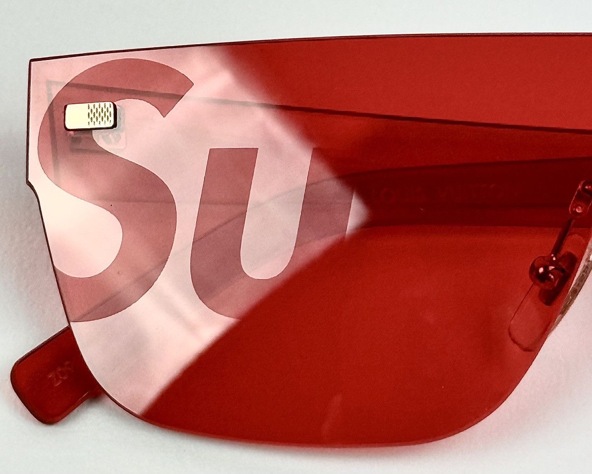 Louis Vuitton × Supreme Louis Vuitton - Supreme - AW2017 - City Mask Sunglasses Size ONE SIZE - 8 Thumbnail