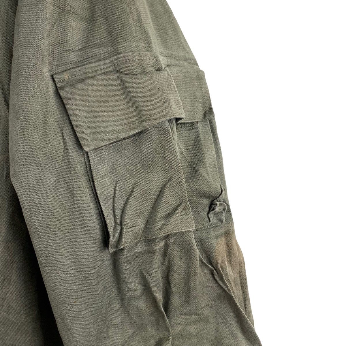 Vintage Vintage 90s C.S.V. 1991 112L Army Soldier Khaki Hooded Parka Size US XXL / EU 58 / 5 - 4 Thumbnail