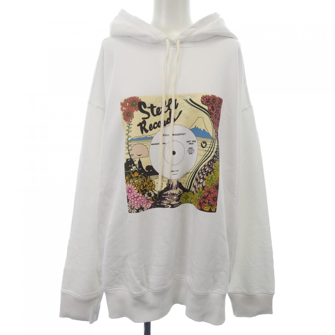 Stella McCartney Stella Mccartney Stella McCartney Record Hoodie Cotton Sweatshirts & Hoodies DUTY FREE for USA Size ONE SIZE - 1 Thumbnail