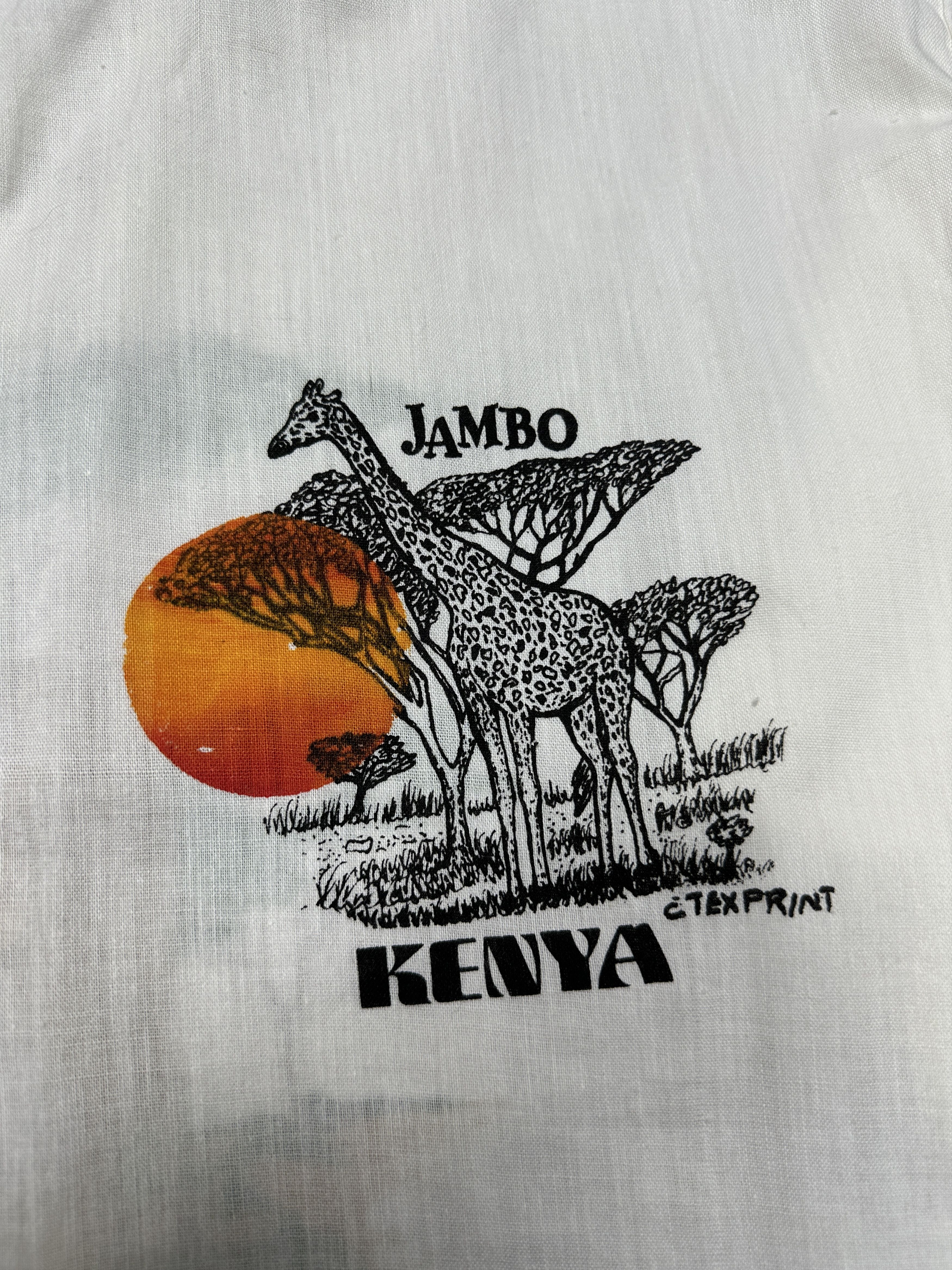 Vintage Jambo Kenya Vintage Mens Hawaiian Shirt Size US XXL / EU 58 / 5 - 6 Thumbnail