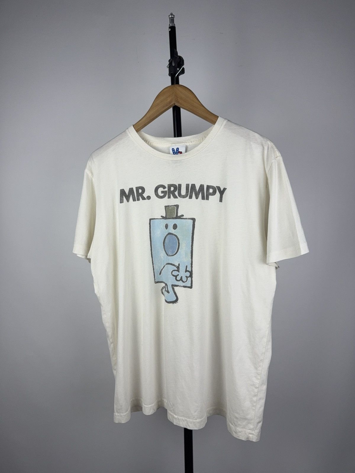 Cartoon Network Vintage 2008 Mr. Grumpy Cartoon Retro Logo Art Tee Shirt Size US L / EU 52-54 / 3 - 1 Thumbnail