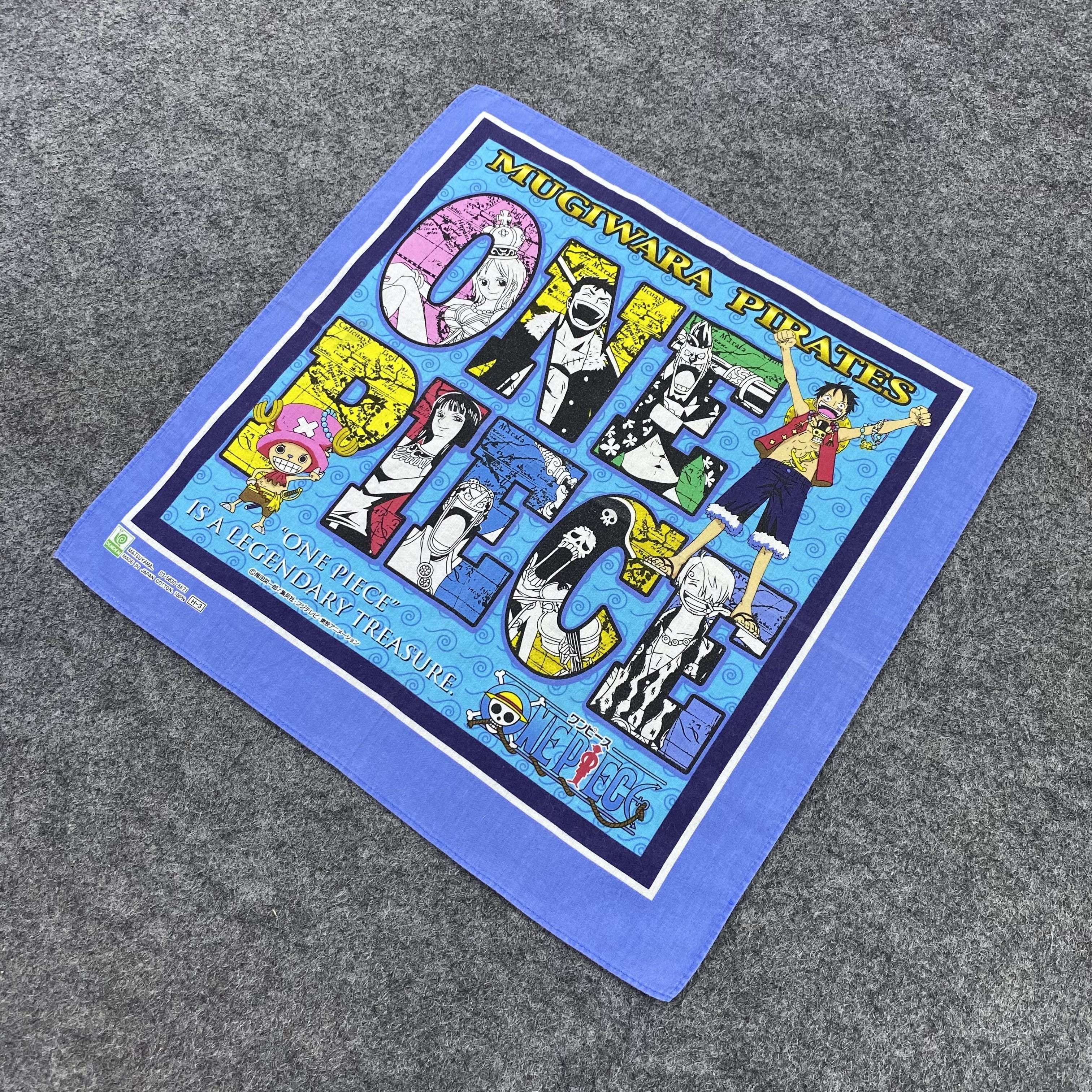 Anime ONE PIECE by Matsuyama Made Japan Handkerchief Bandana-B1442 Size ONE SIZE - 2 Thumbnail