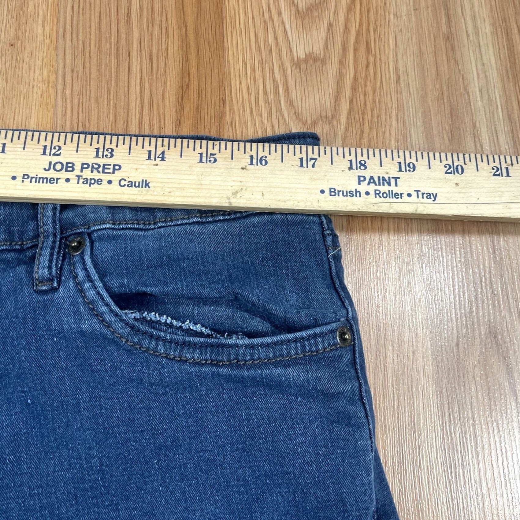Vintage Urban Star Premium Jeans Mens 38Wx30L Stretch Straight Leg Blue Wash Denim Pants Size US 38 / EU 54 - 4 Thumbnail