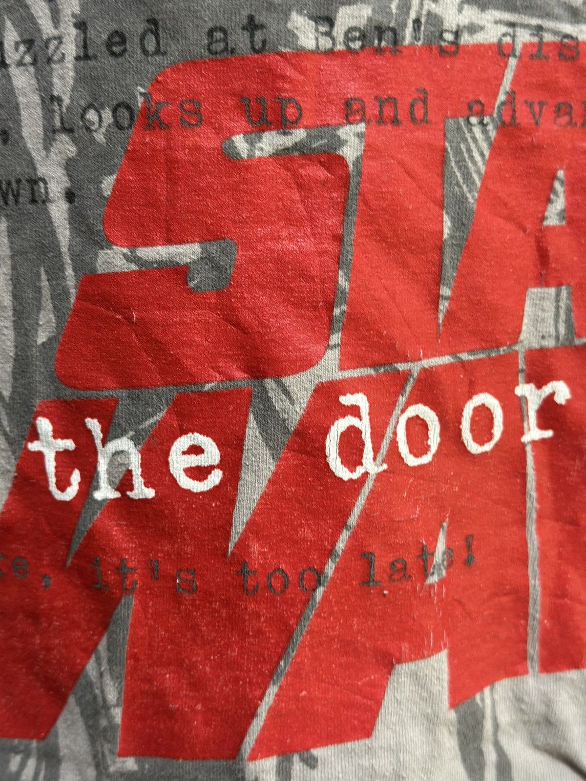 Star Wars × Vintage Vintage Star Wars Han Blast The Door Kid Over Print Tee Size US XL / EU 56 / 4 - 3 Thumbnail