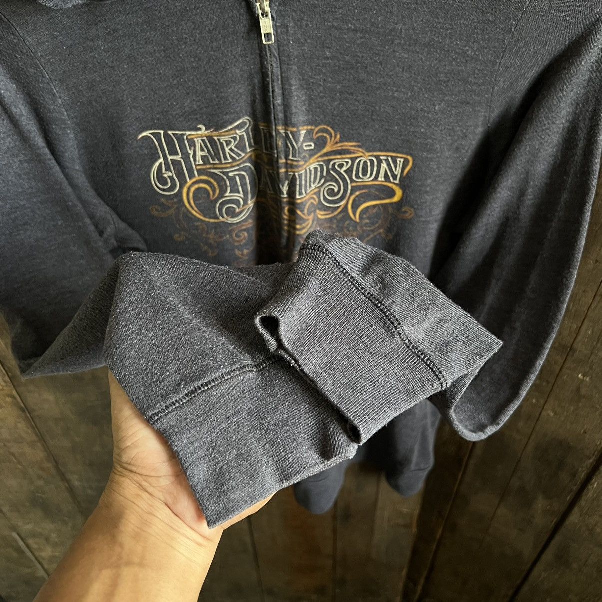 Harley Davidson × Vintage Vintage Harley Davidson Hoodie Size US S / EU 44-46 / 1 - 6 Thumbnail