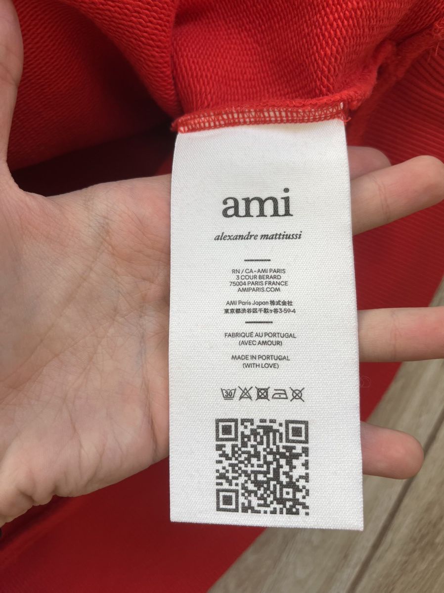 AMI AMI PARIS RED 'CŒUR SACRÉ CREWNECK Size S / US 4 / IT 40 - 7 Thumbnail