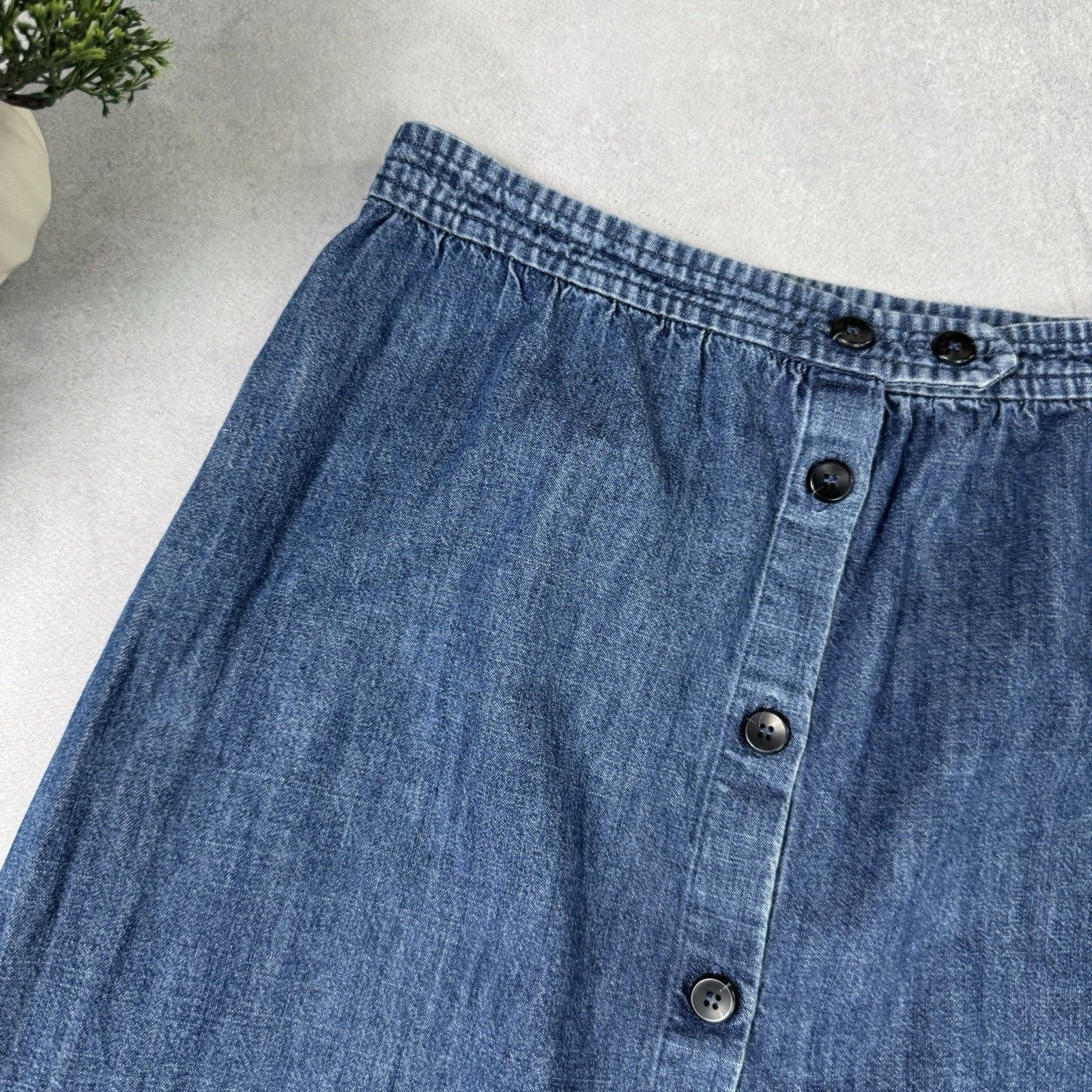 A.P.C. APC Women Denim Skirt Midi Size 38 Blue Jeans Size 27" / US 4 / IT 40 - 3 Thumbnail