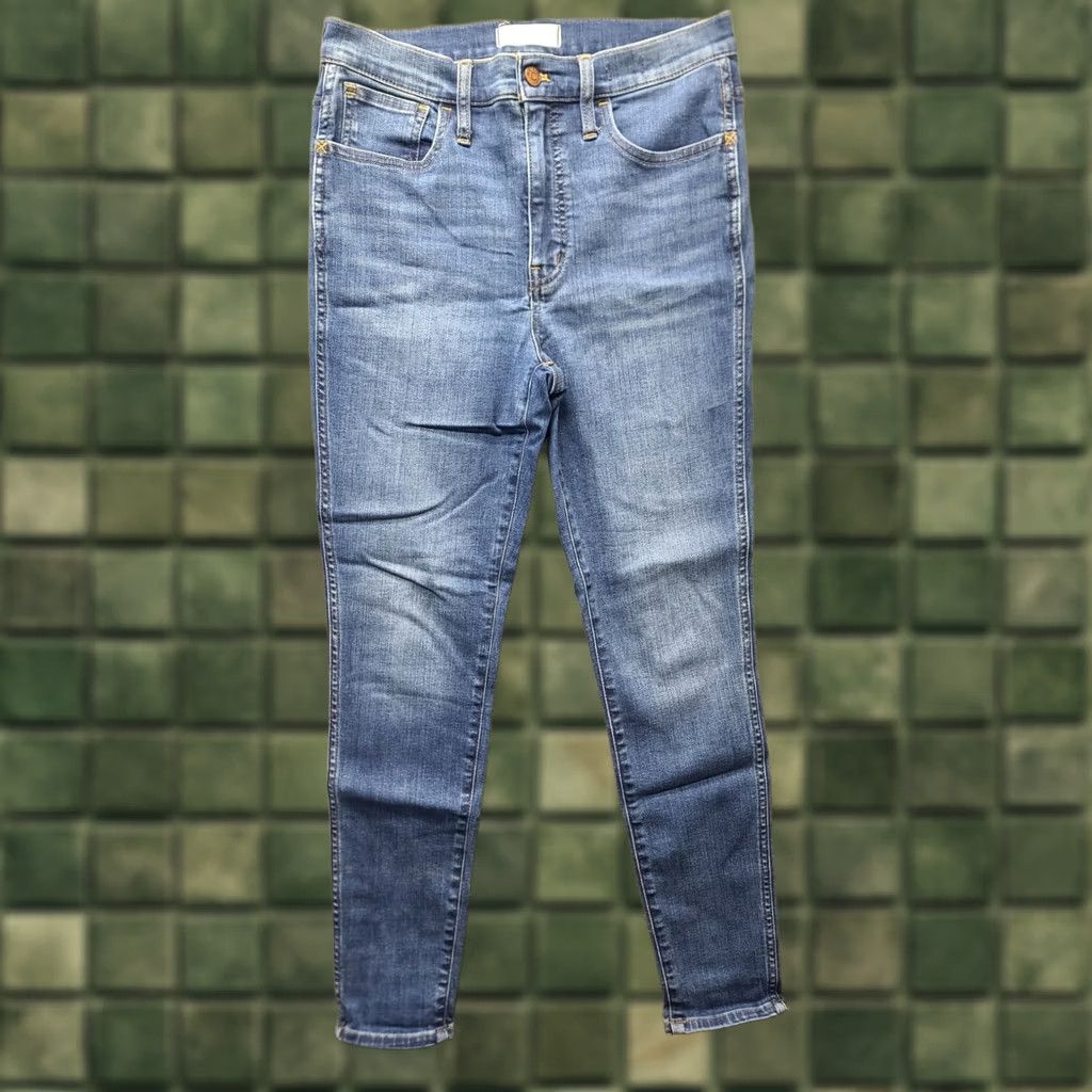 Madewell Madewell Jeans Women’s Regular 29x27 High Rise Roadtripper Distressed Denim Blue 5-Pocket City Comfort Stretch Women Size 29" - 1 Thumbnail