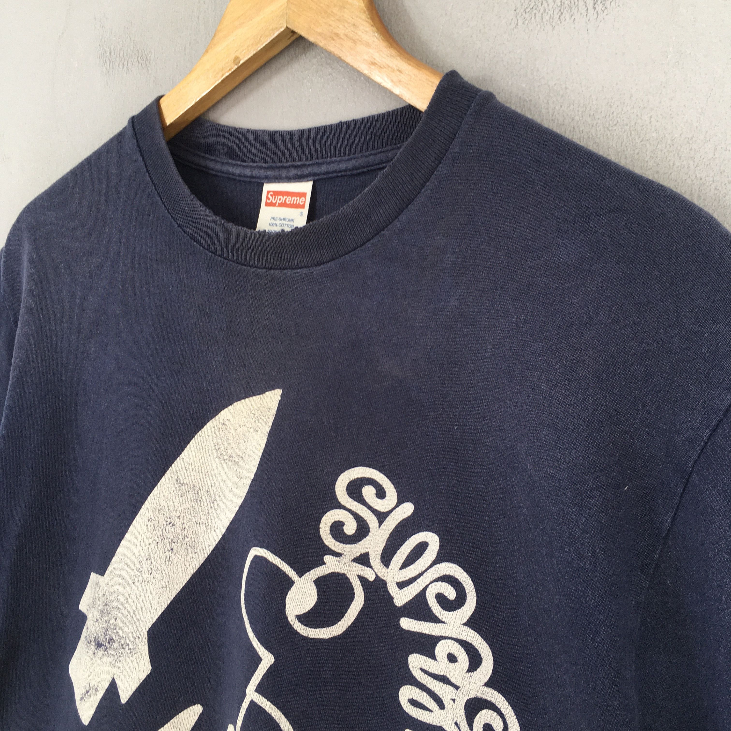 Supreme Vintage 2004 Supreme No War Rocket Eric Elms T shirt Medium Size US M / EU 48-50 / 2 - 3 Thumbnail