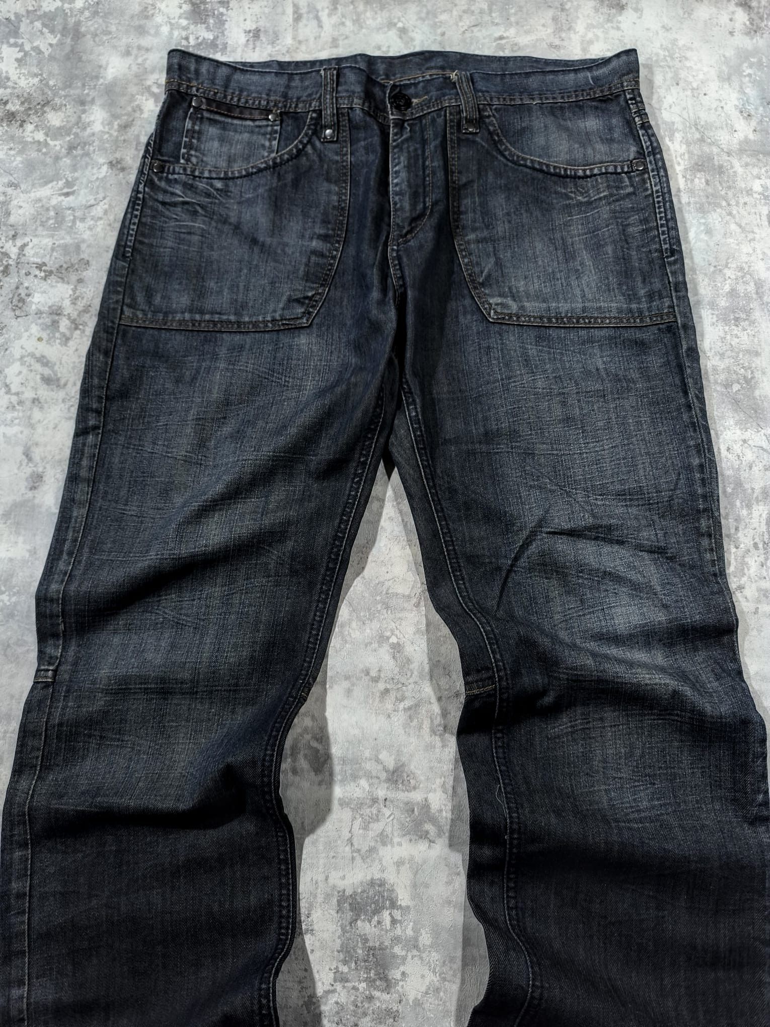 Hysteric Glamour Hysteric Glamour Type Bootcut Rusty Dark Navy Wash Jeans Size US 37 - 2 Thumbnail
