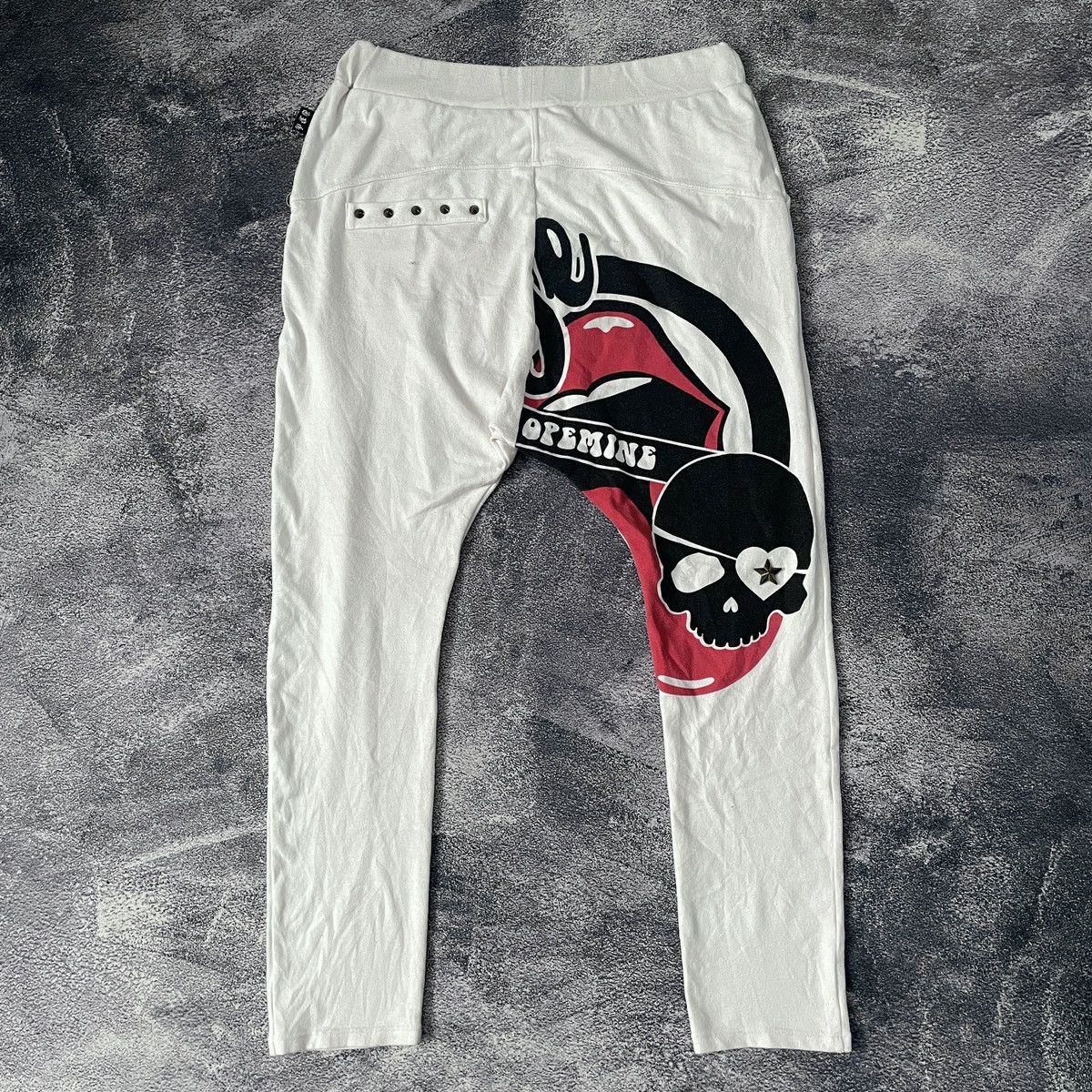 If Six Was Nine 🔥La Fest japanese punk y2k studded skull sweatpants Size US 30 / EU 46 - 1 Thumbnail