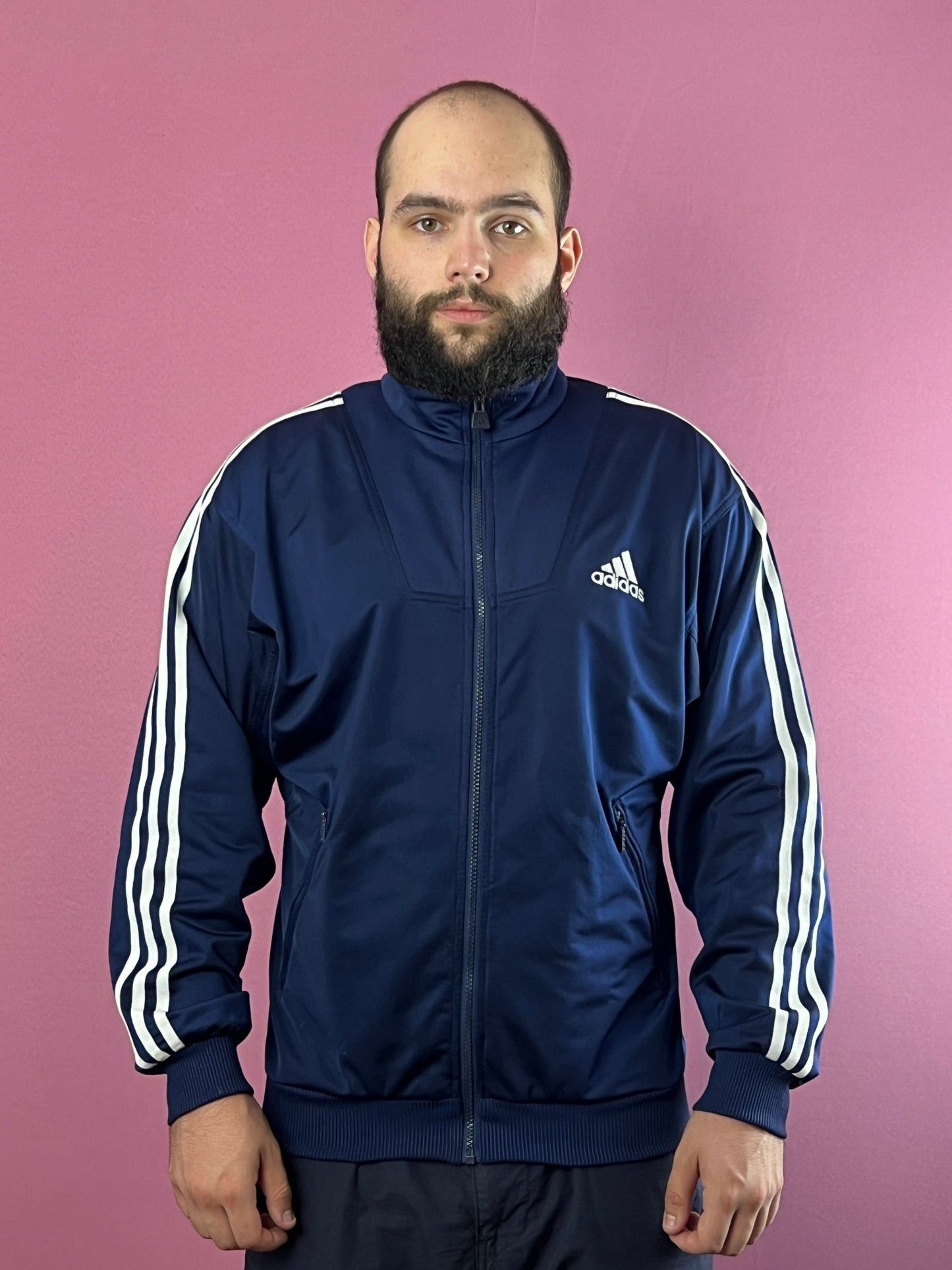 Adidas × Vintage 90s Adidas Vintage Men's Track Jacket - M Size US M / EU 48-50 / 2 - 2 Thumbnail
