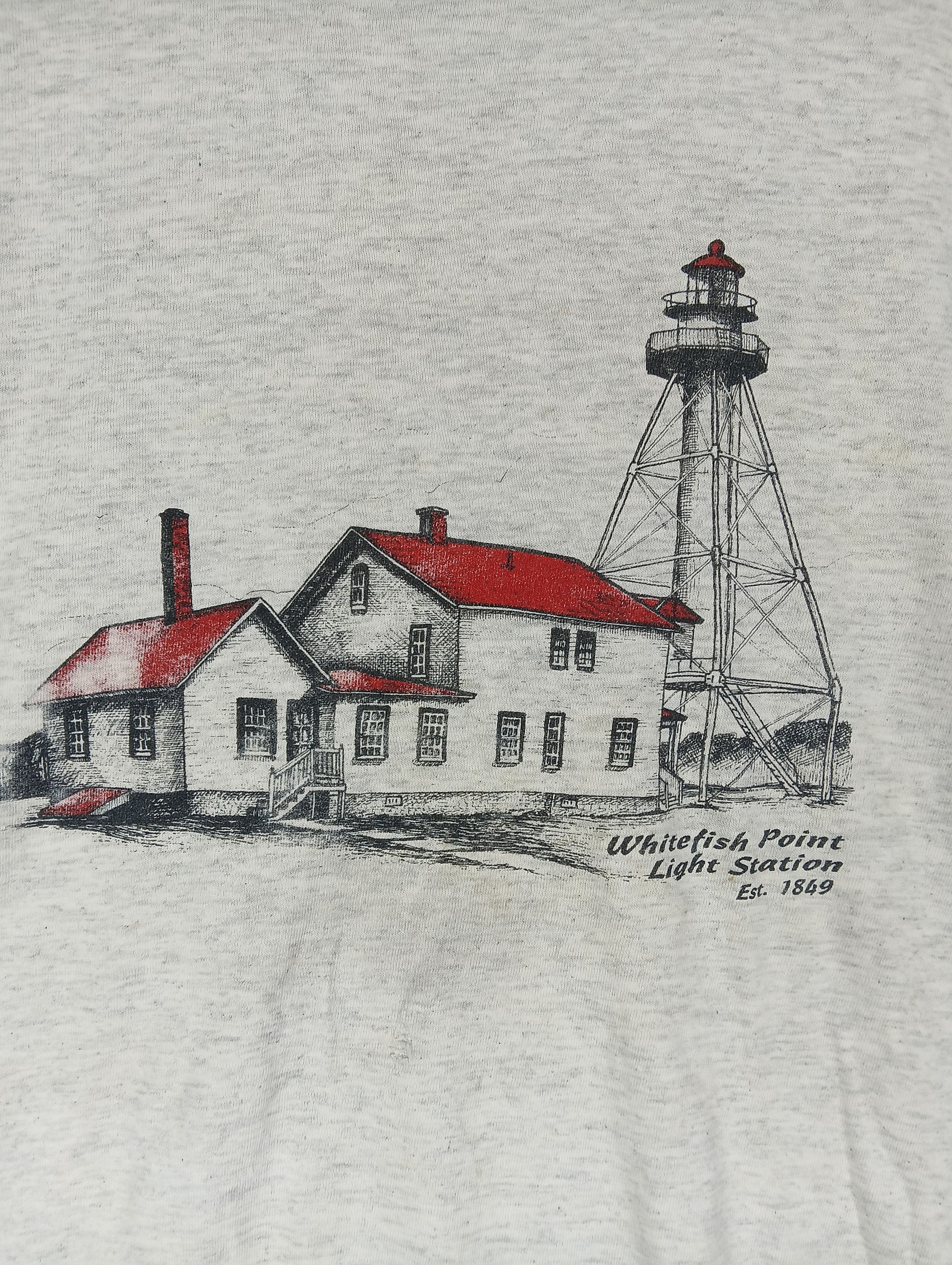 Other VINTAGE WHITEFISH POINT TEE Size US XXL / EU 58 / 5 - 3 Thumbnail
