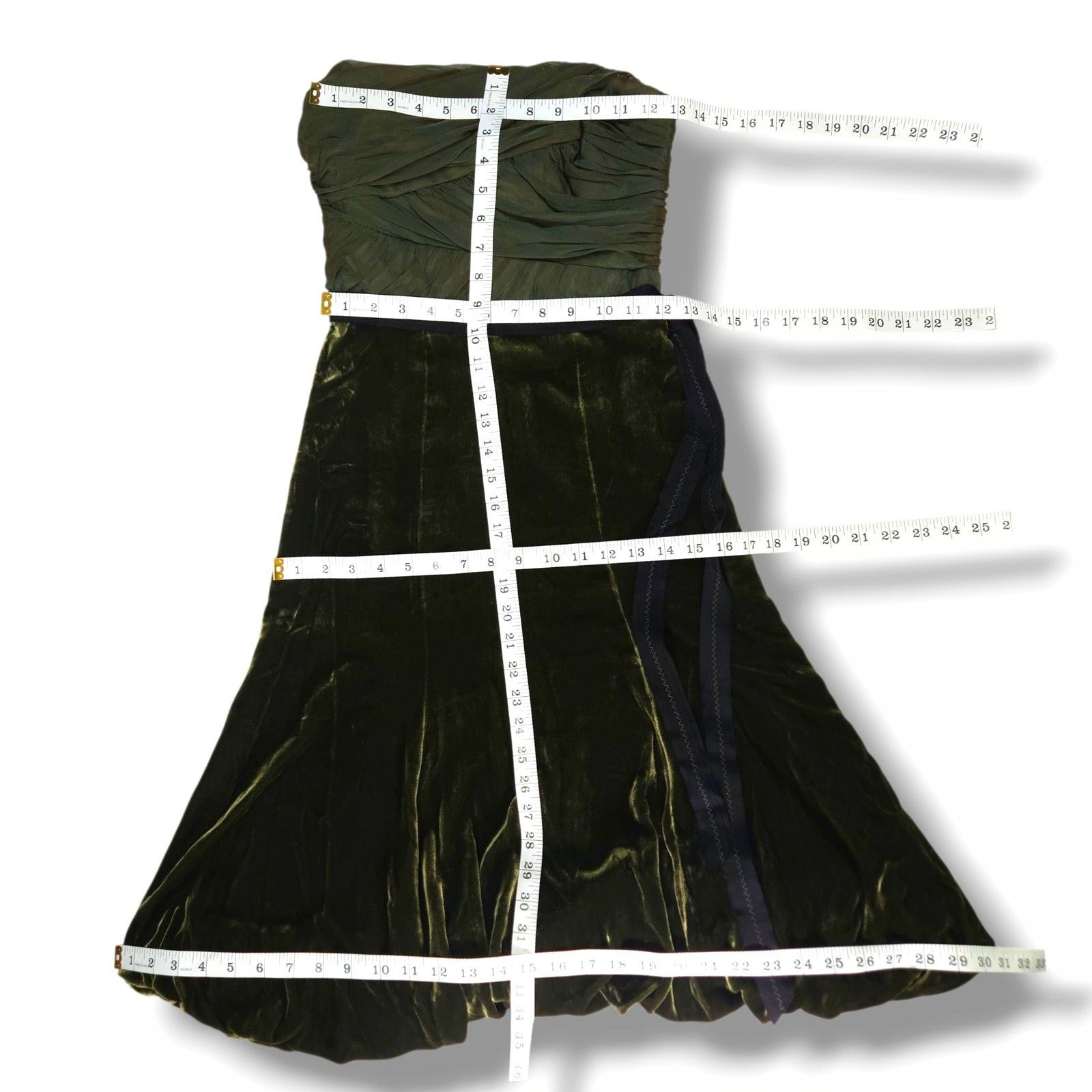 Vera Wang Vera Wang Strapless Silk Velvet Bubble Hem Dress 2 NWT Size XS / US 0-2 / IT 36-38 - 6 Thumbnail