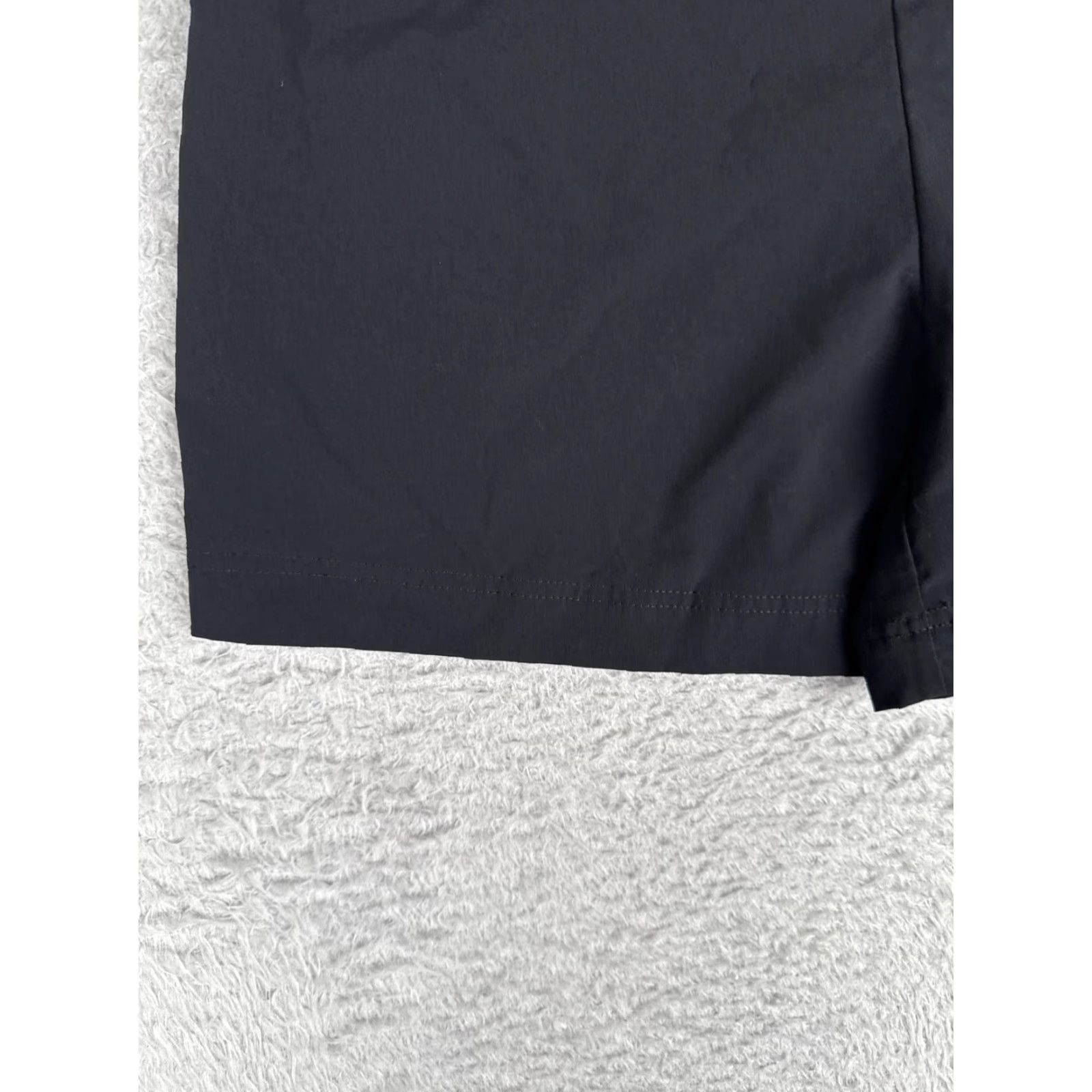Vintage Columbia Shorts Womens Large Black Chino Pull On Stretch Hiking Walking Nylon Size 36" / US 14 / IT 50 - 3 Thumbnail