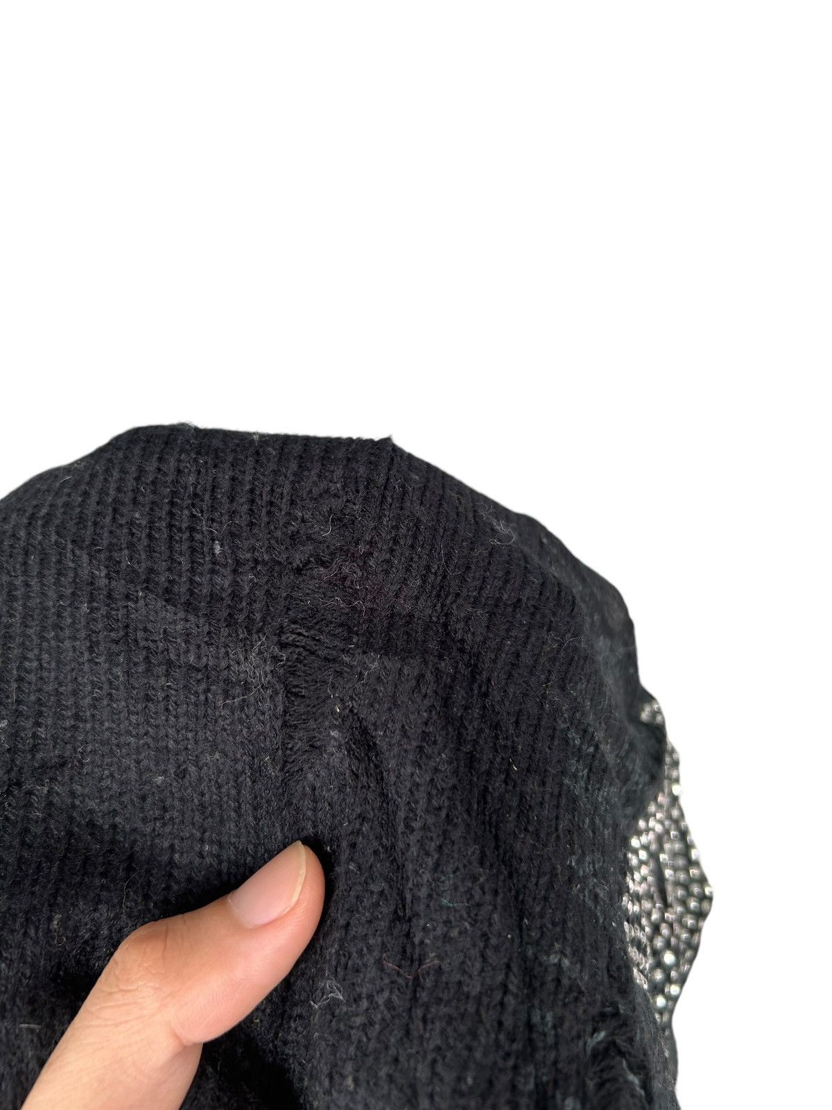 Japanese Brand × Kapital × Vintage Skull Distressed Japanese Brand apestein Beanie Hats ☠️🎌☠️ Size ONE SIZE - 13 Thumbnail