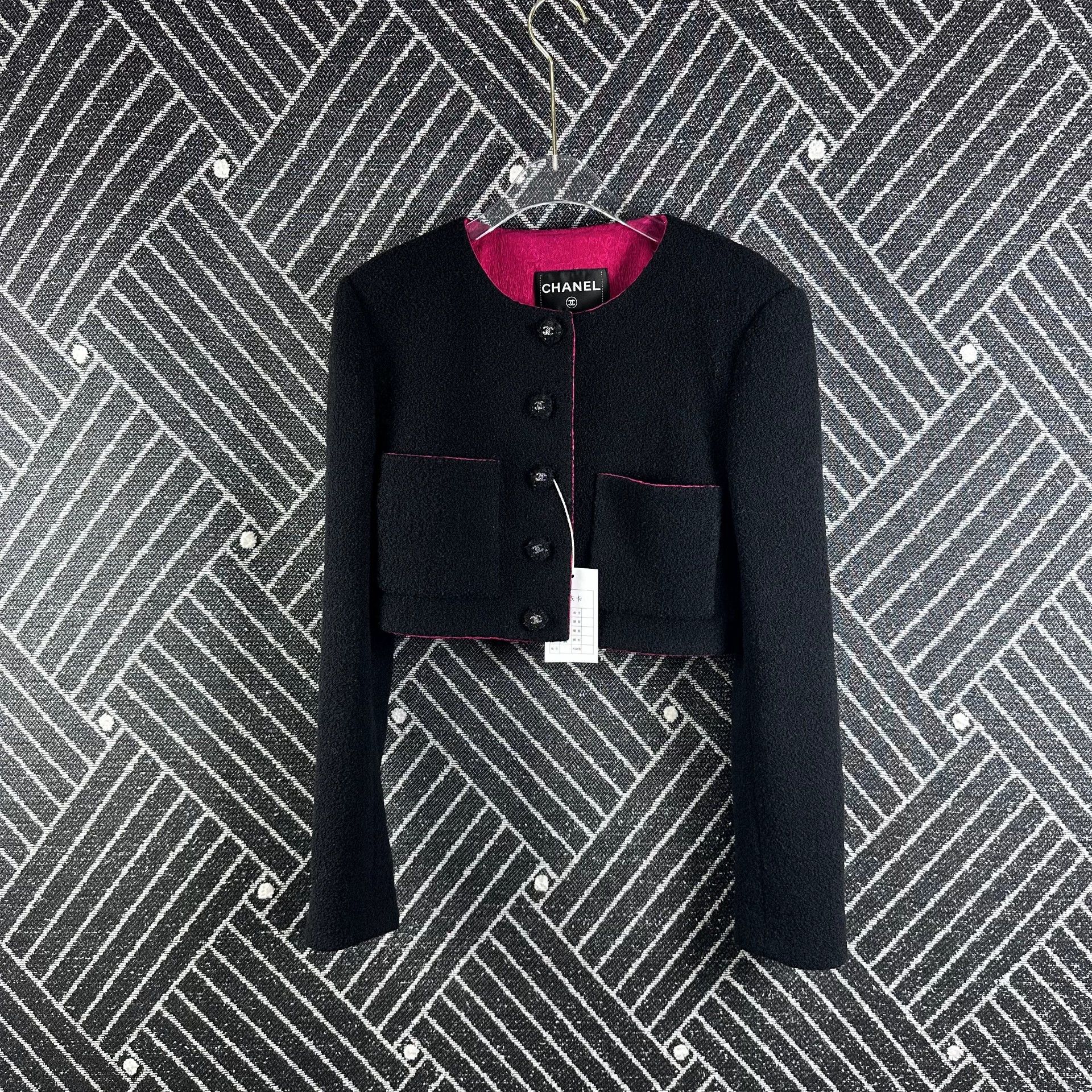 Chanel Chanel 21K CC Crystal Button Jacket 38 99 New Size S / US 4 / IT 40 - 1 Thumbnail