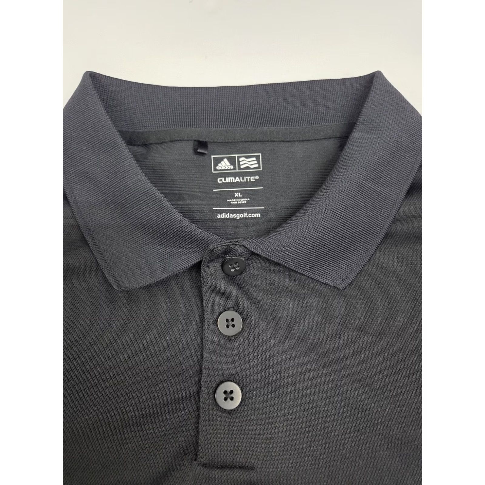 Adidas Adidas Golf Polo Shirt Mens Short Sleeve Black White Trim XL Size US XL / EU 56 / 4 - 2 Thumbnail