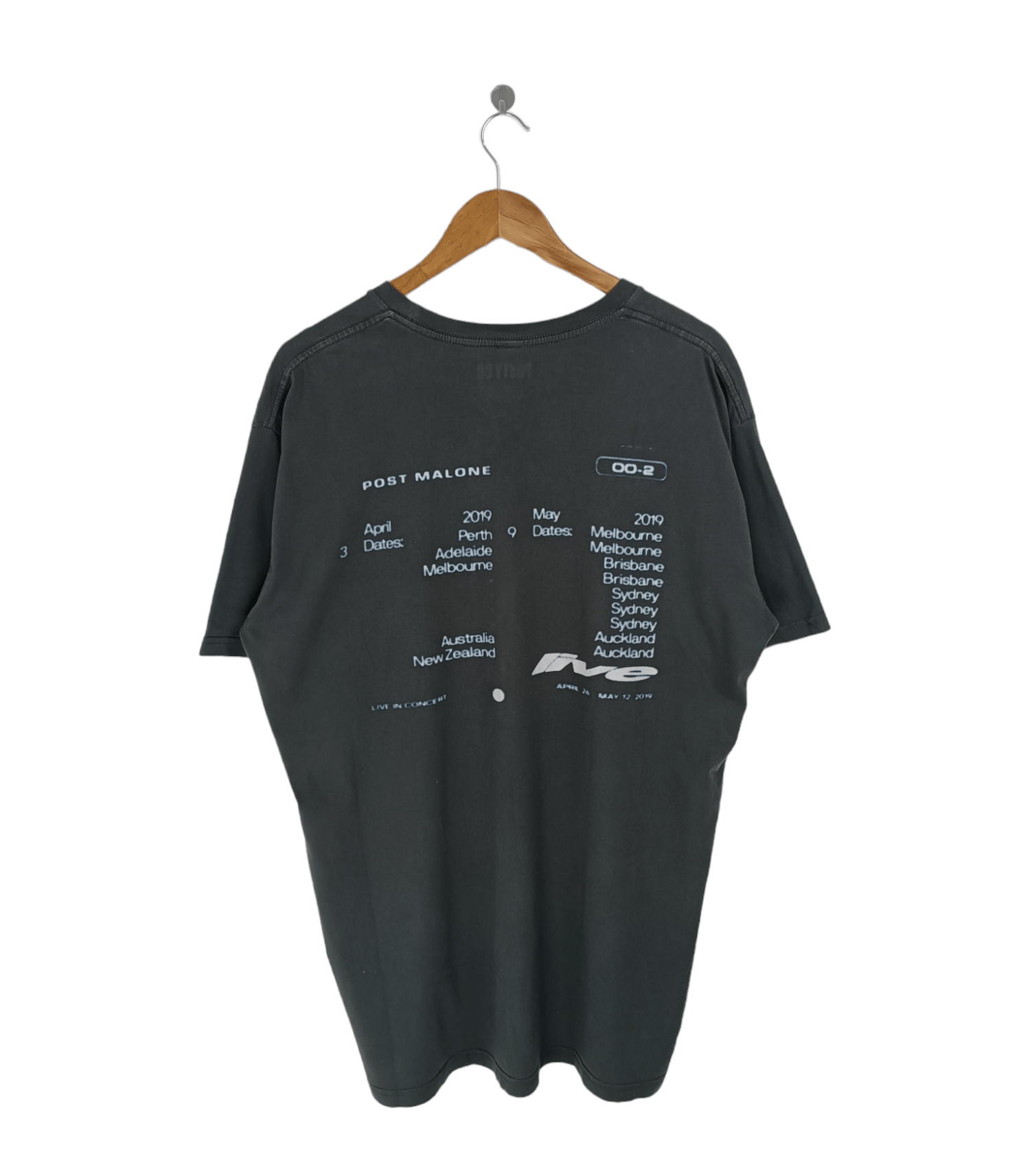 Rap Tees POST MALONE 2019 PERTH AUSTRALIA TOUR TEE POSTY Size US XL / EU 56 / 4 - 2 Thumbnail