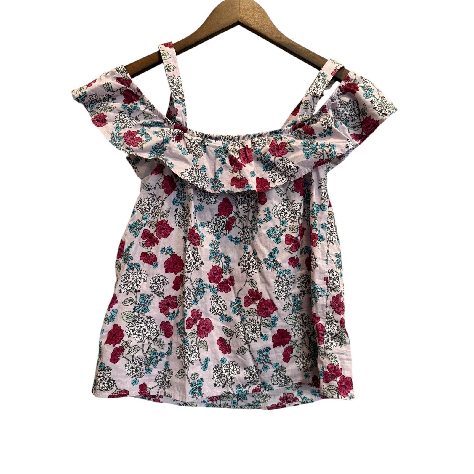 Other No Comment Lavender Floral Top Size Medium Size M / US 6-8 / IT 42-44 - 1 Thumbnail