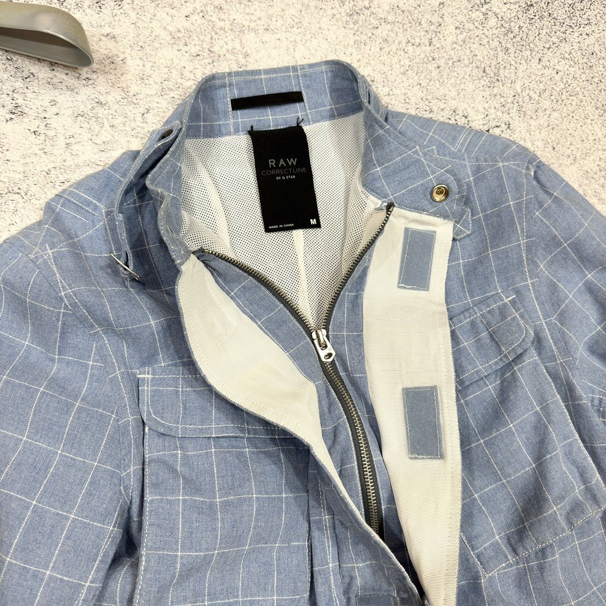 Designer × G-Star G-Star RAW Mens Blue Cotton Light Jacket M size Size US M / EU 48-50 / 2 - 5 Thumbnail