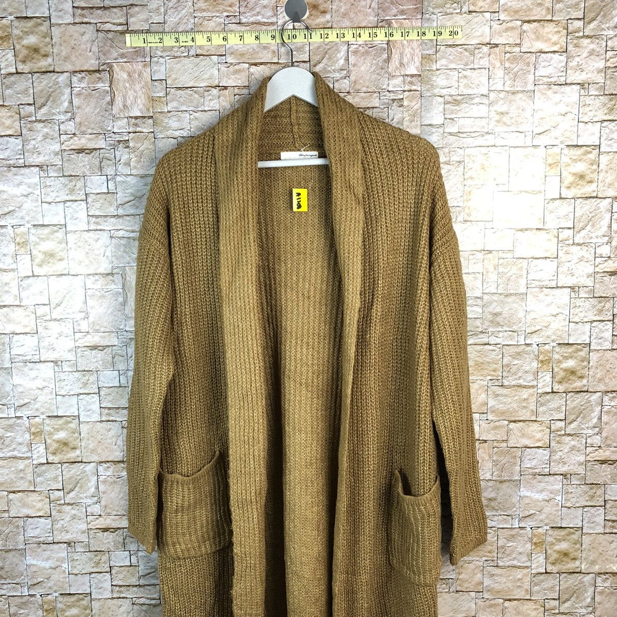 Japanese Brand Born Free Originaly Brown Cardigan Knitwear #A1208 Size L / US 10 / IT 46 - 2 Thumbnail