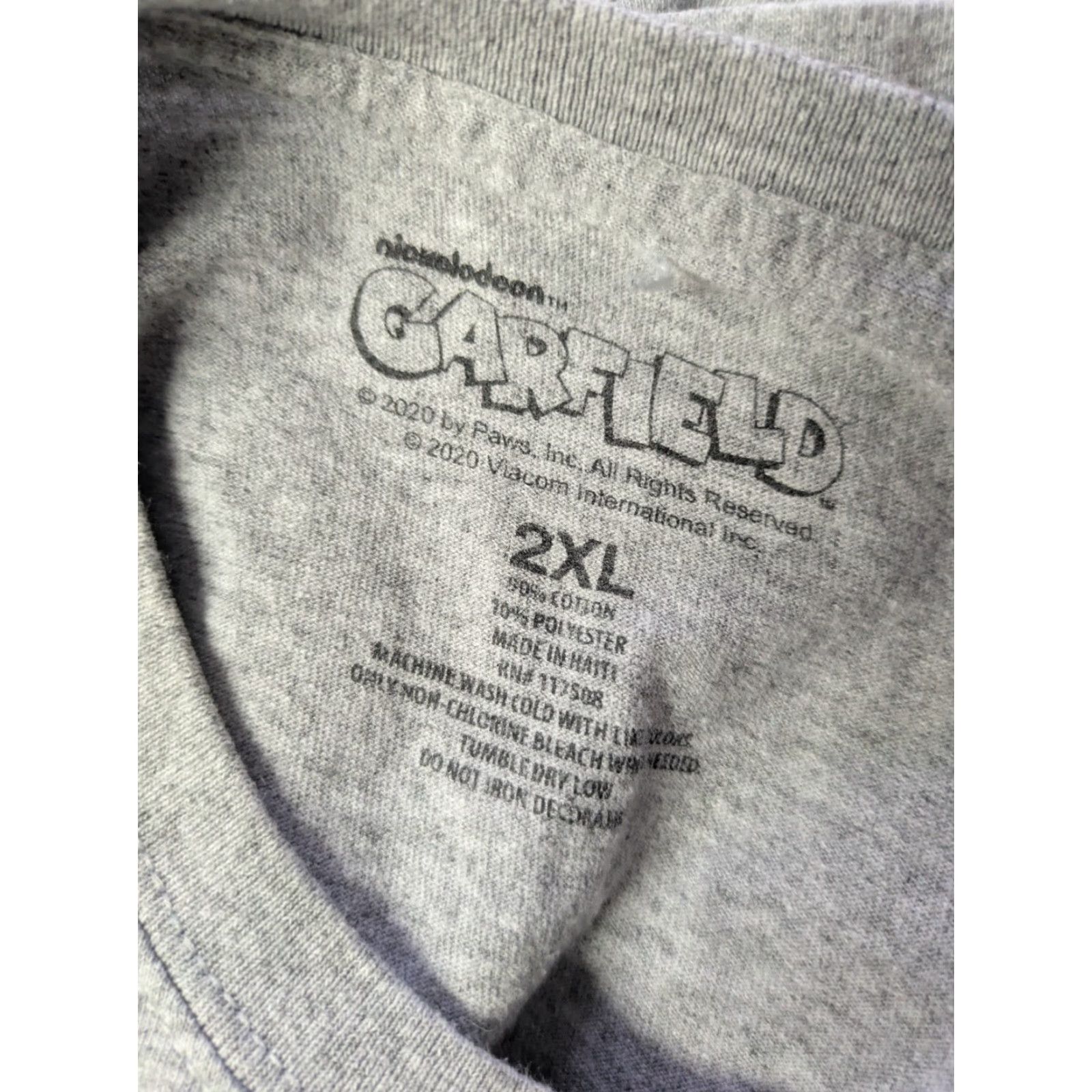 Vintage Garfield T-Shirt Mens 2XL Gray Funny 80s 90s Comics Meh Indifference Cat Size US XXL / EU 58 / 5 - 3 Thumbnail