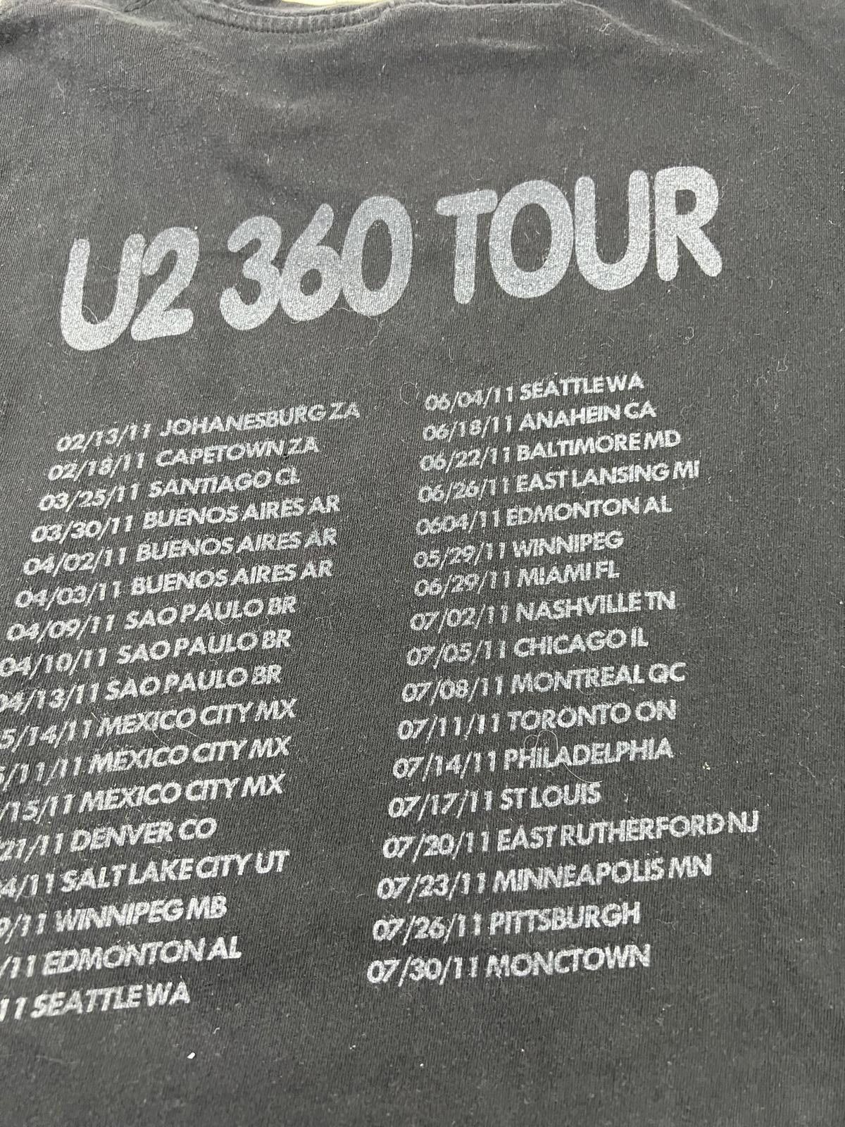 Other U2 360 Tour Black Graphic T-Shirt Size Large Size US M / EU 48-50 / 2 - 4 Thumbnail