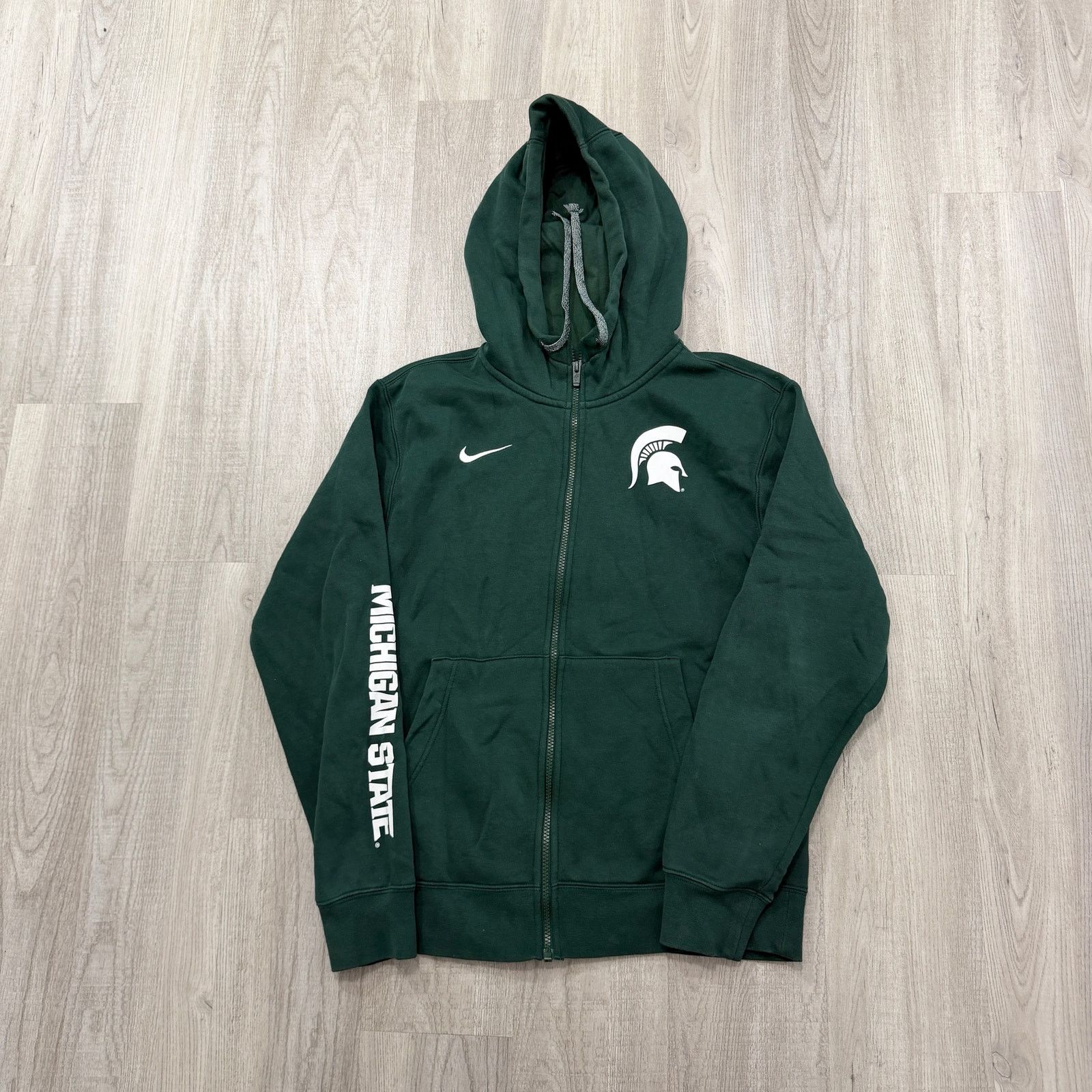 Nike Nike Michigan State Spartans Full Zip Hoodie Men's Small Size US S / EU 44-46 / 1 - 1 Thumbnail