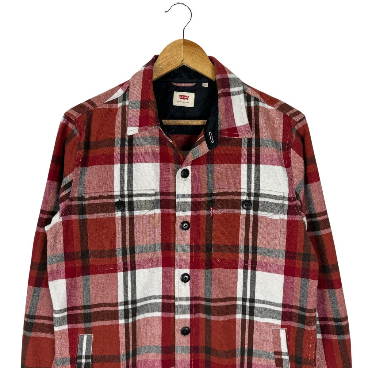 Cowboy Equipment × LVC × Levi's ☀️LEVIS FLANNEL TARTAN BUTTON SHIRTS Size US S / EU 44-46 / 1 - 3 Thumbnail