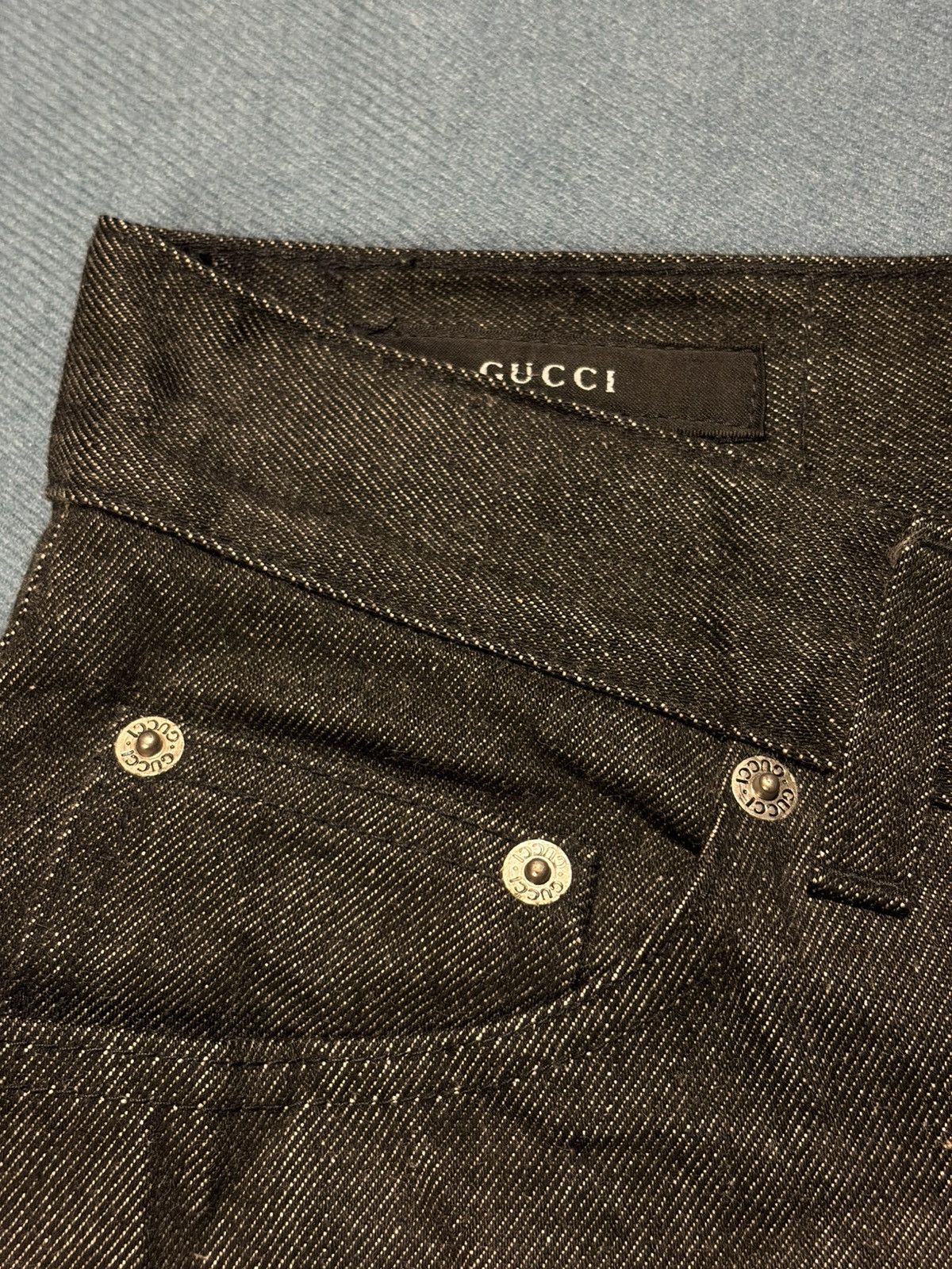 Gucci Vintage Gucci Raw Denim Selvedge Italy Jeans W28 Size US 28 / EU 44 - 9 Thumbnail