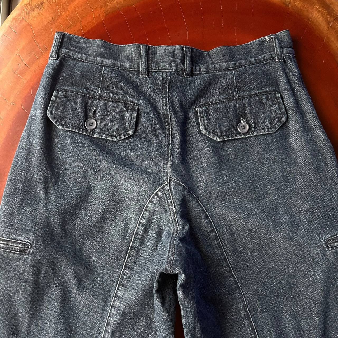 A.P.C. APC Jorts Multi Pocket Cargo Dark Blue Jeans Pants Size US 30 / EU 46 - 5 Thumbnail