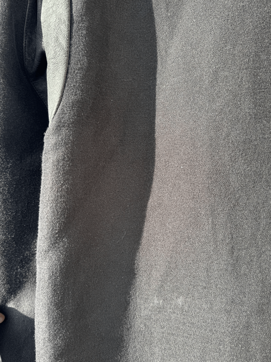Rick Owens Rick Owens Long Black Ramie Winter Coat Size US L / EU 52-54 / 3 - 25 Thumbnail