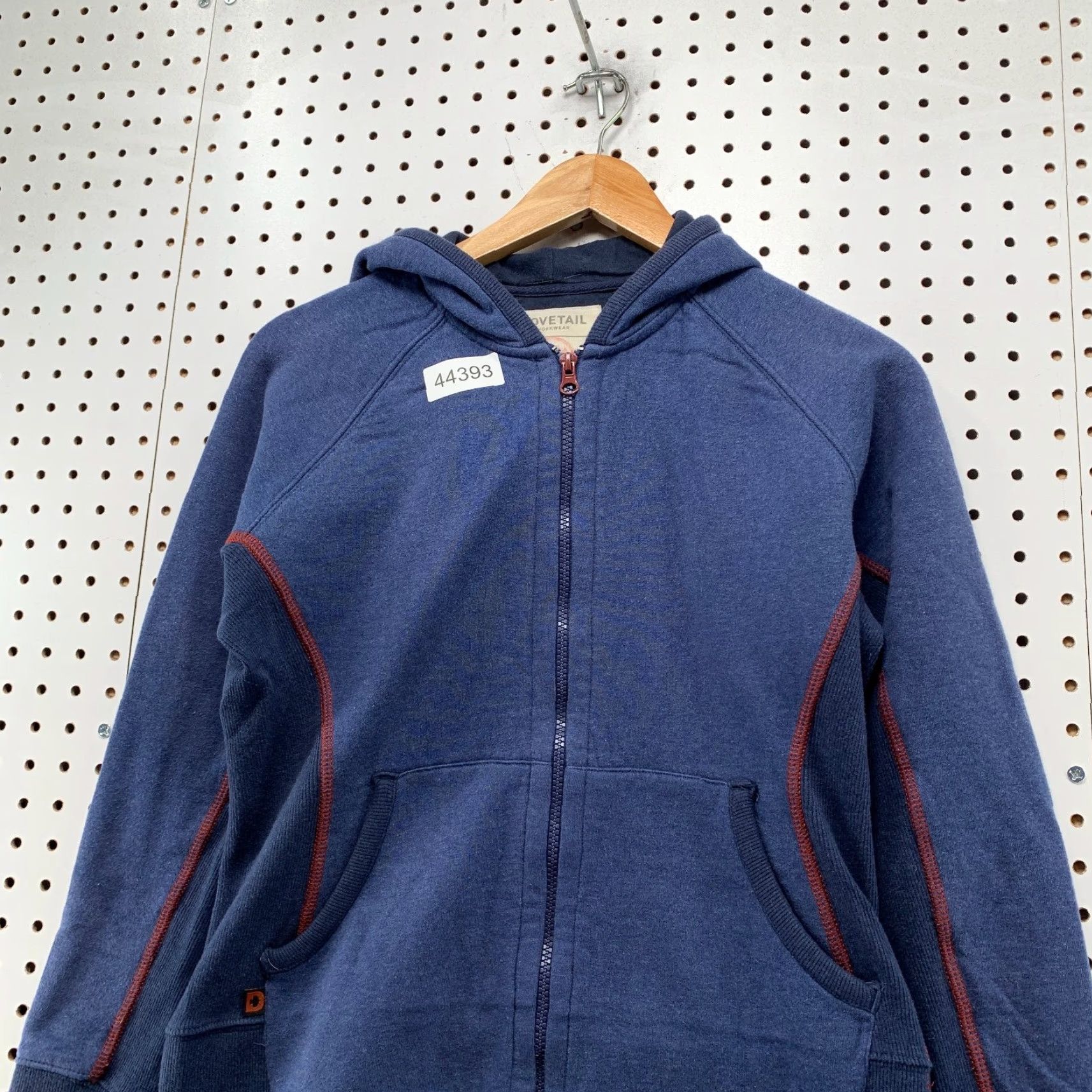 Vintage Dovetail Zip Hoodie Sweatshirt Womens S Blue Hooded Sweatshirt Hoodie Zip Pocketed Fleece Regular Size Womens Blue Dovetail Workwear Size S / US 4 / IT 40 - 6 Thumbnail