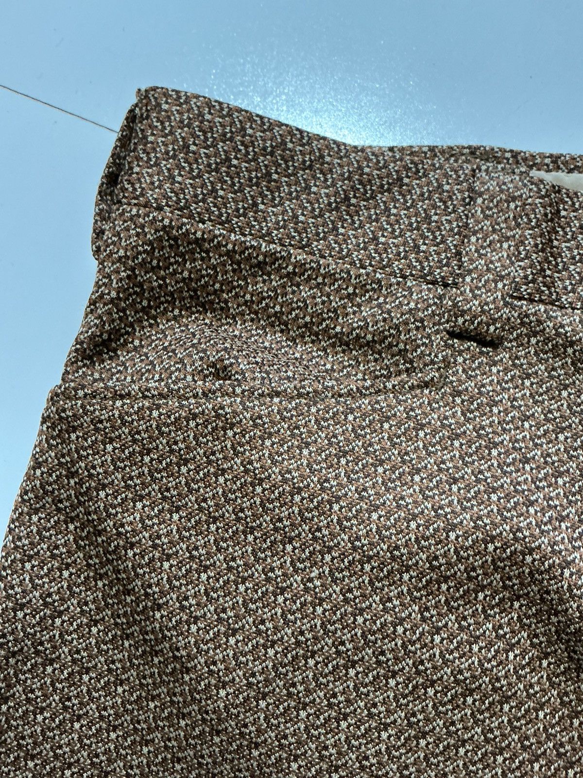 Vintage Vintage 70s Mod Groovy Flare Leisure Disco Polyester Pants Size US 34 / EU 50 - 8 Thumbnail