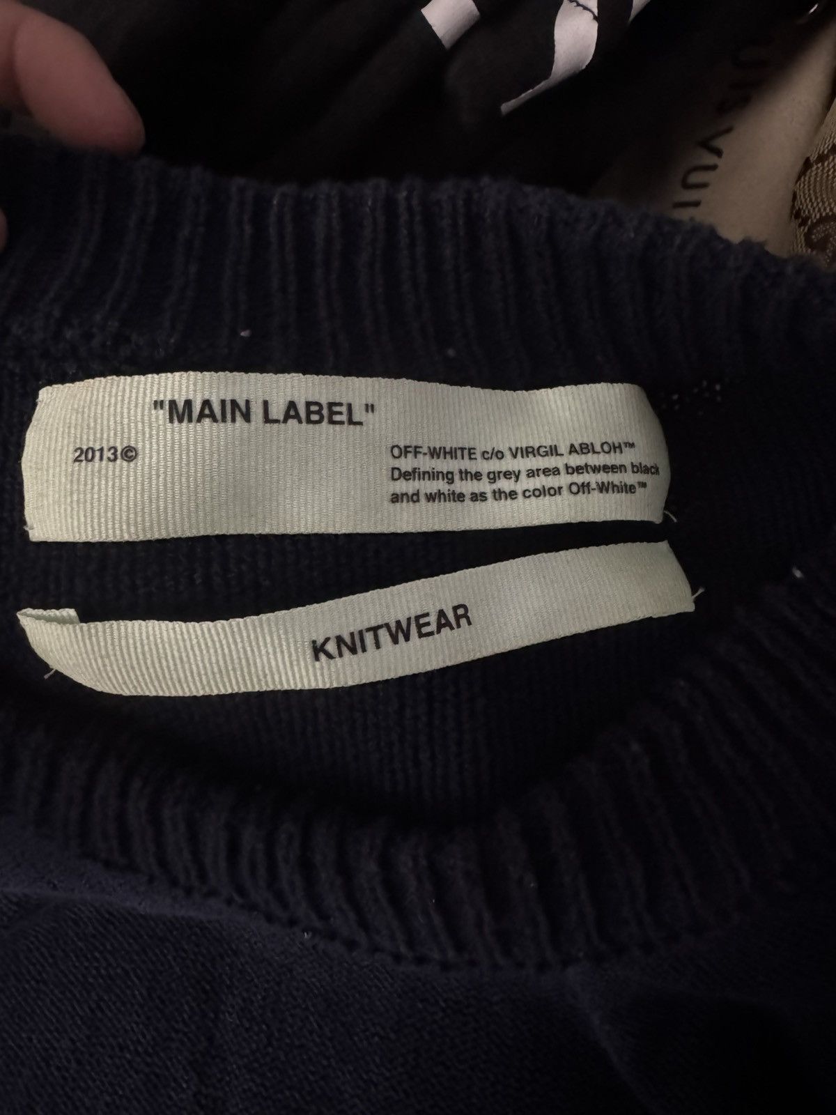 Off-White Off-White Knitwear Sweater Size US L / EU 52-54 / 3 - 4 Thumbnail