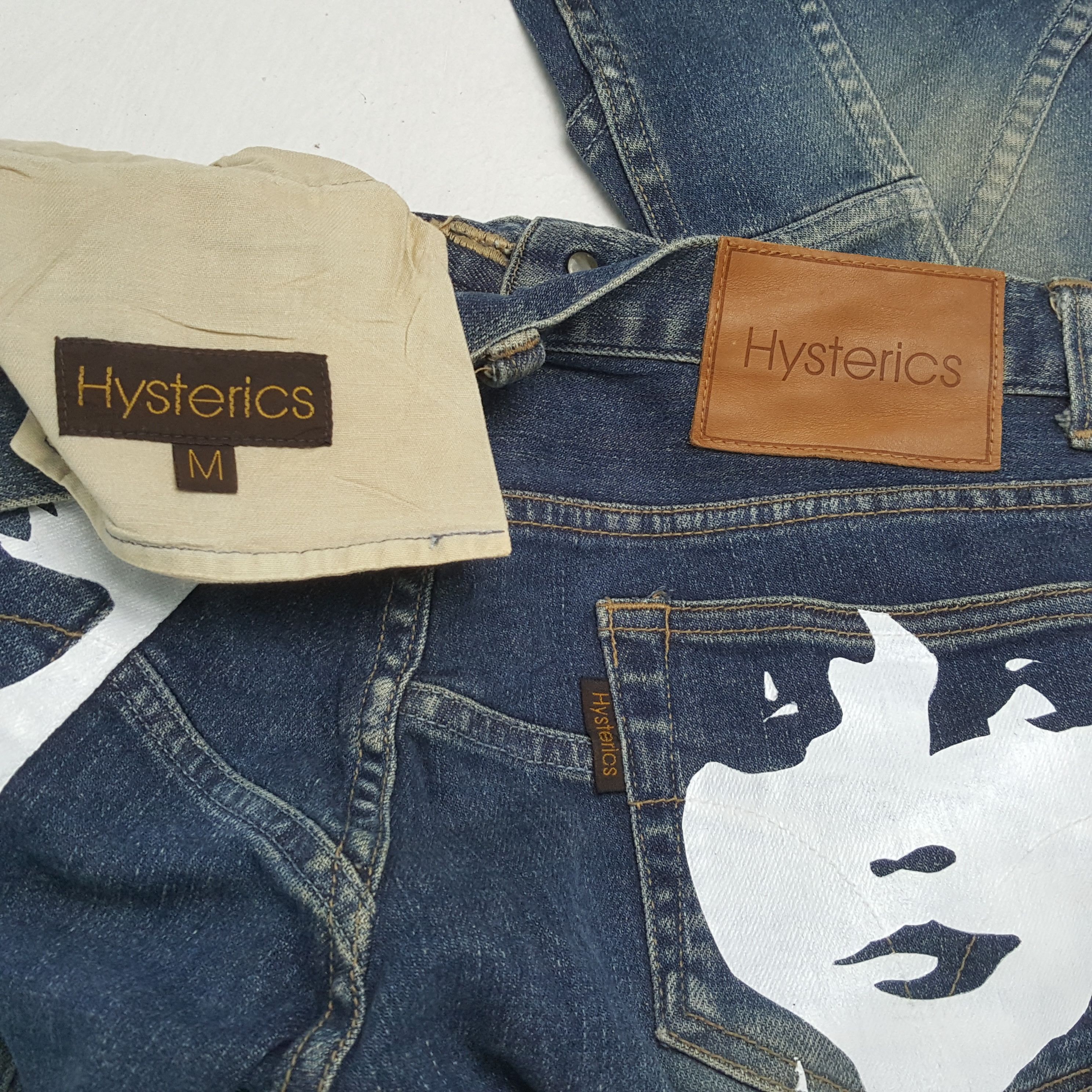 Hysteric Glamour HYSTERIC GLAMOUR Rare Fashion Design Custom Art Jeans Size 30" / US 8 / IT 44 - 14 Thumbnail
