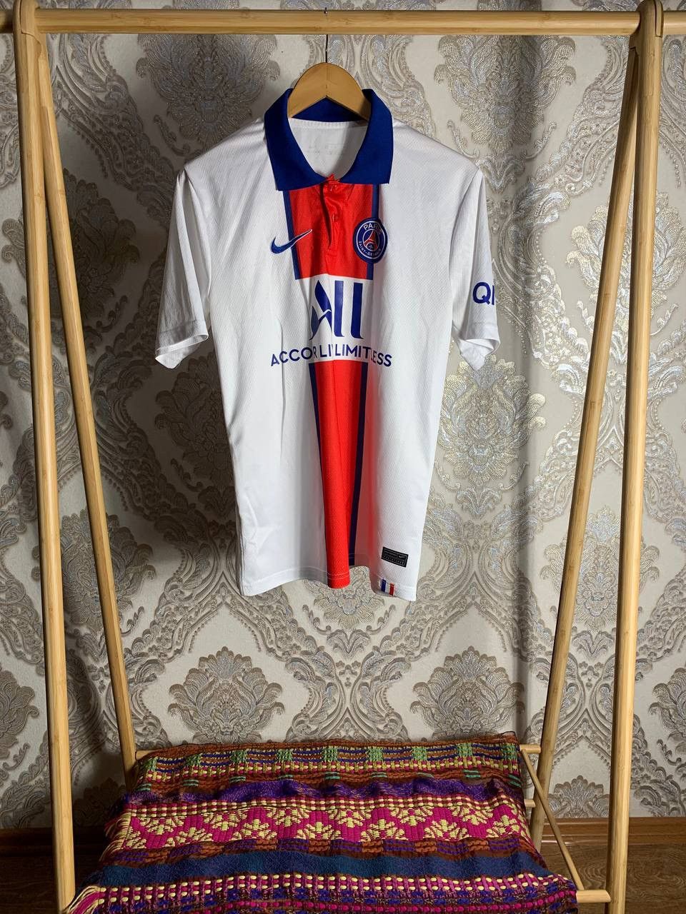 Nike × Vintage VERY RARE NIKE FC PSG PARIS FRANCE SOCCER JERSEY Y2K DRILL Size US M / EU 48-50 / 2 - 3 Thumbnail