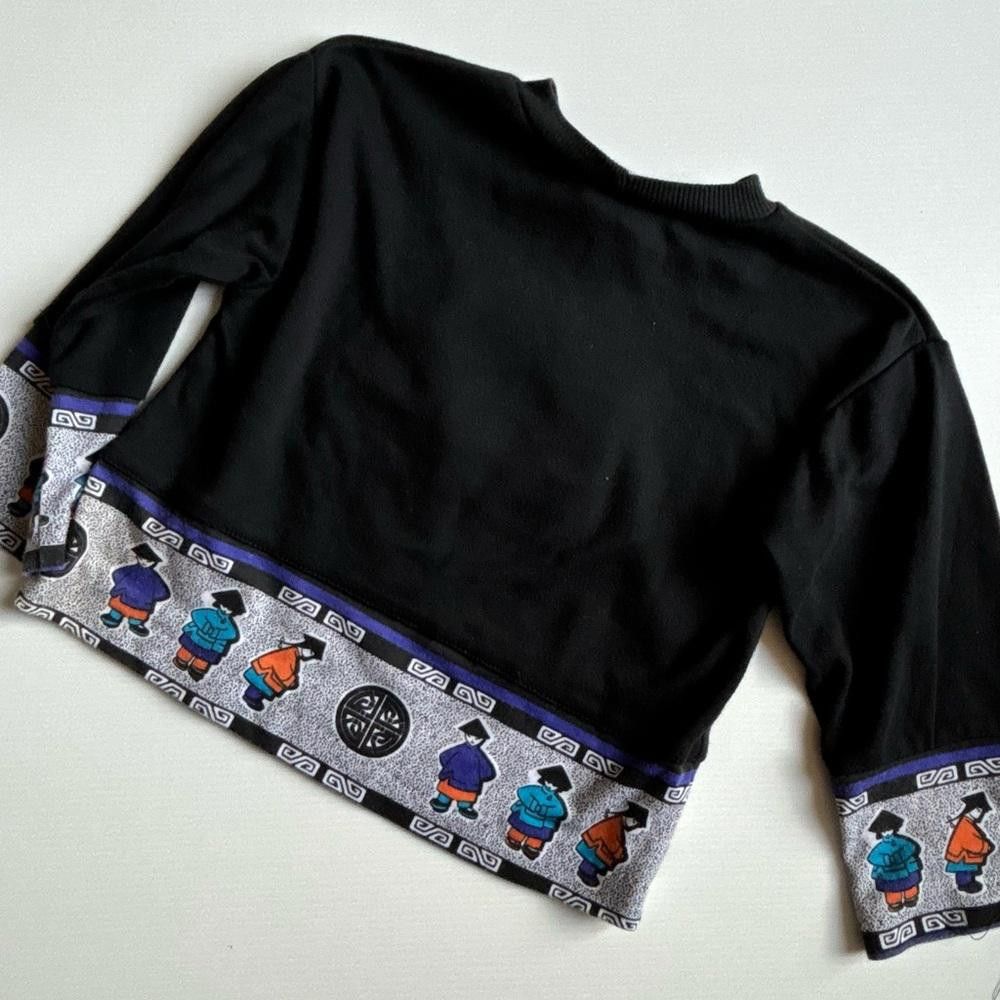 Designer Vintage Aztec Long Sleeve Shirt Size US XXS / EU 40 - 5 Thumbnail