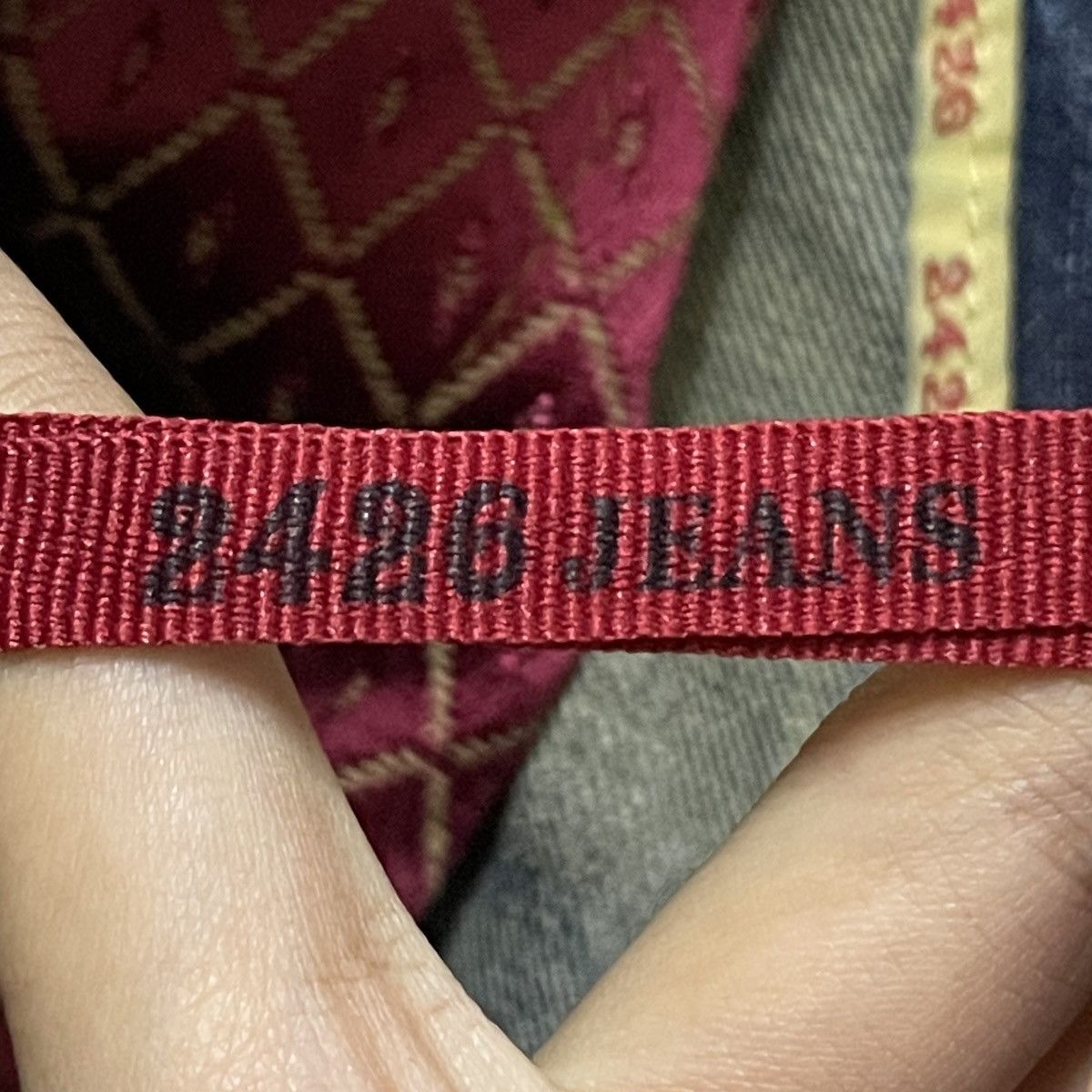 If Six Was Nine Very Rare Design Vintage Japanese Brand 2426 Jeans 2000s Size US 34 / EU 50 - 12 Thumbnail