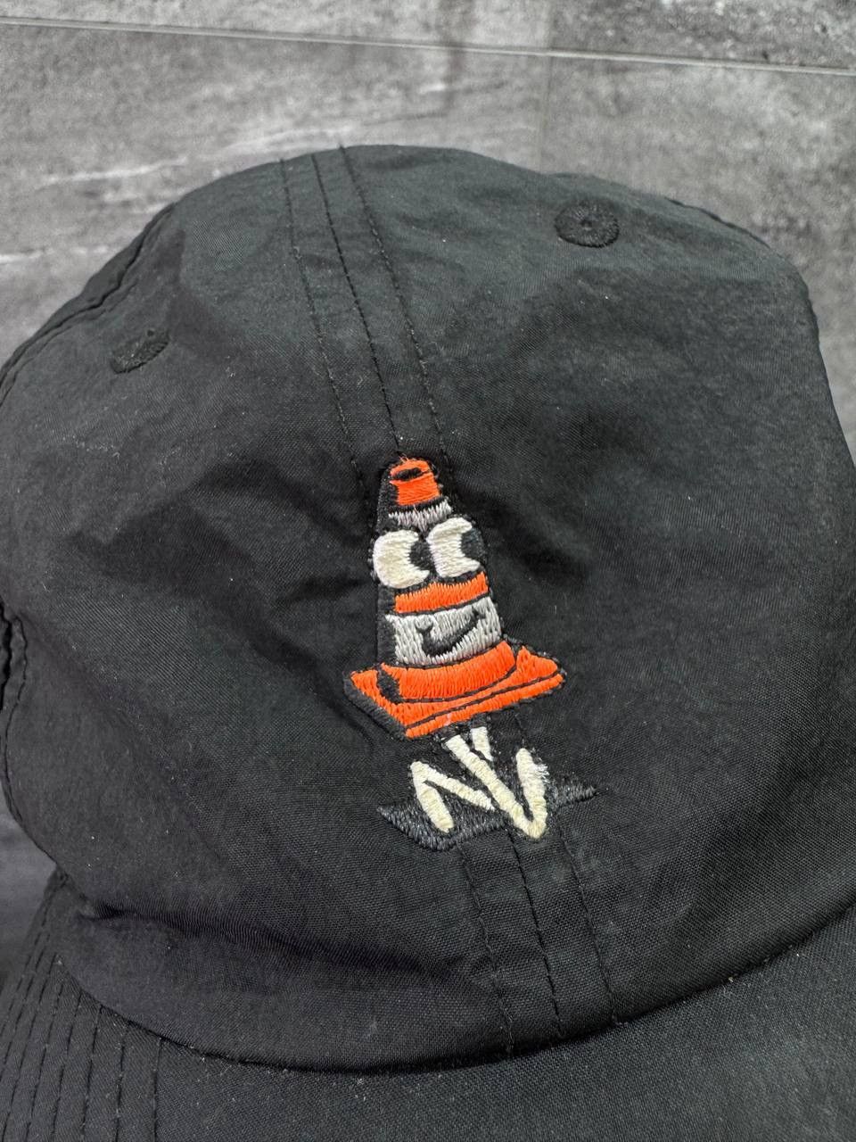 Vintage Nike SB Flatbill Cone Hat Black Nylon Unisex Adjustable Size ONE SIZE - 2 Thumbnail