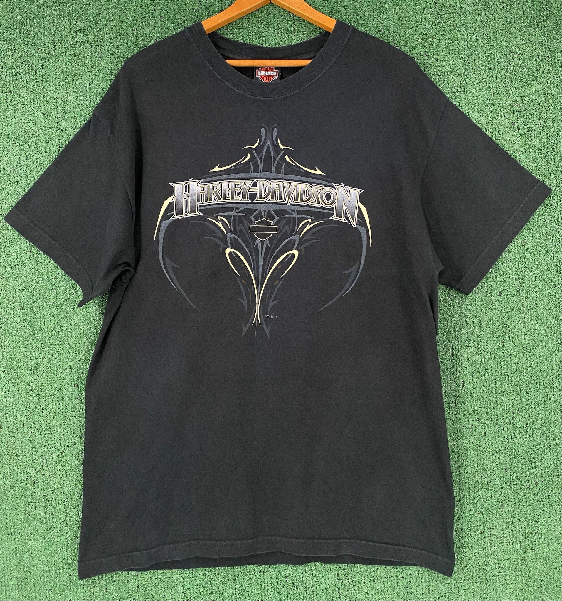 Harley Davidson 2003 Harley Davidson Fullerton CA Biker T-Shirt Large Size US L / EU 52-54 / 3 - 1 Thumbnail