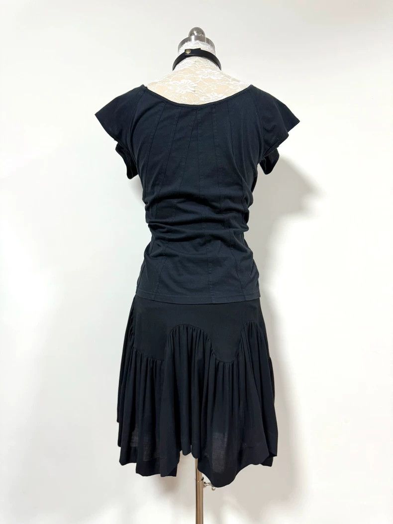 Vivienne Westwood Vivienne Westwood size3 Black wavy irregular pleated half s Size 28" / US 6 / IT 42 - 5 Thumbnail