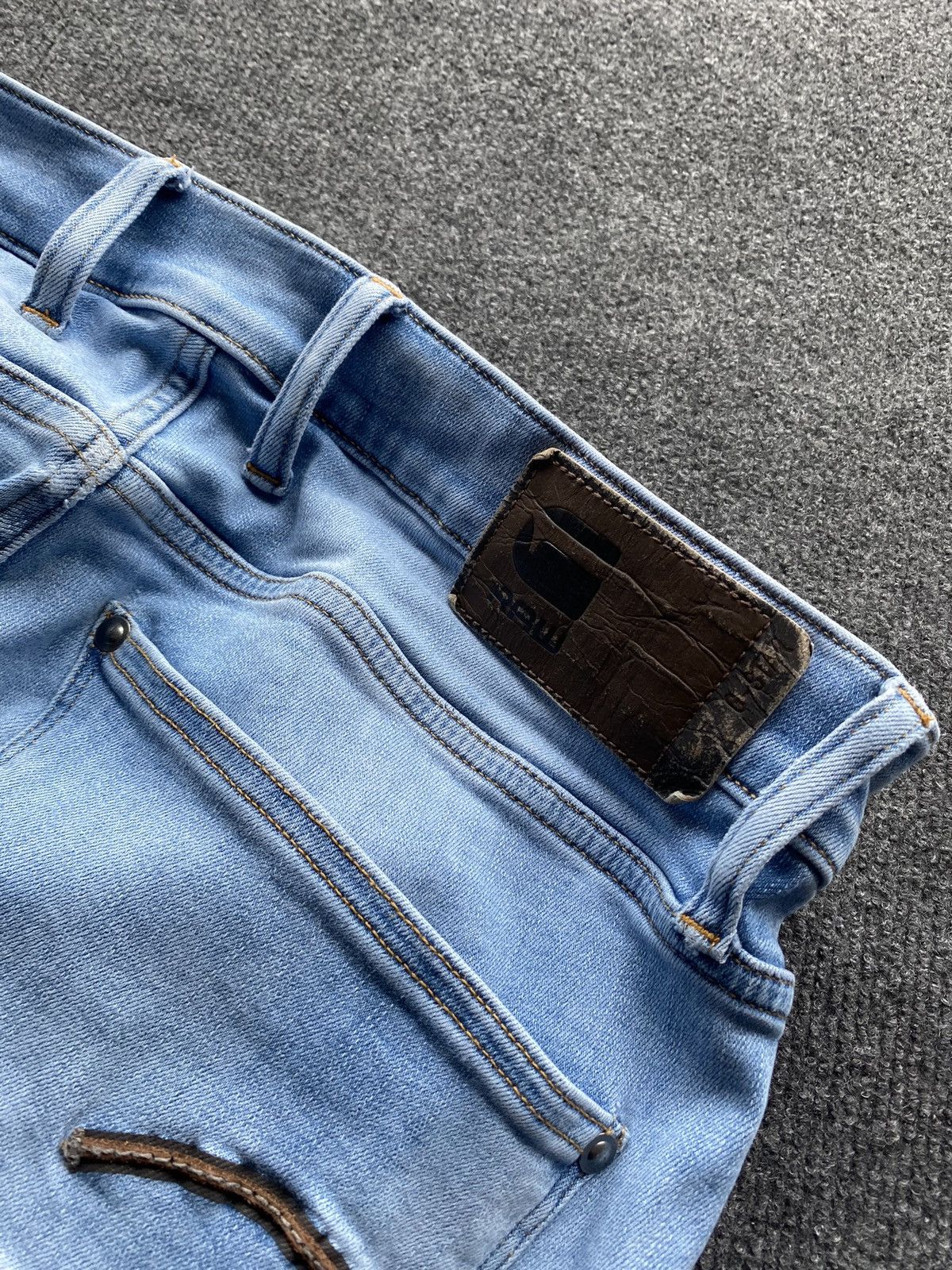 G-Star 🔥Opium Punk G Star Revend Skinny Men jeans y2k goth emo Size US 32 / EU 48 - 13 Thumbnail